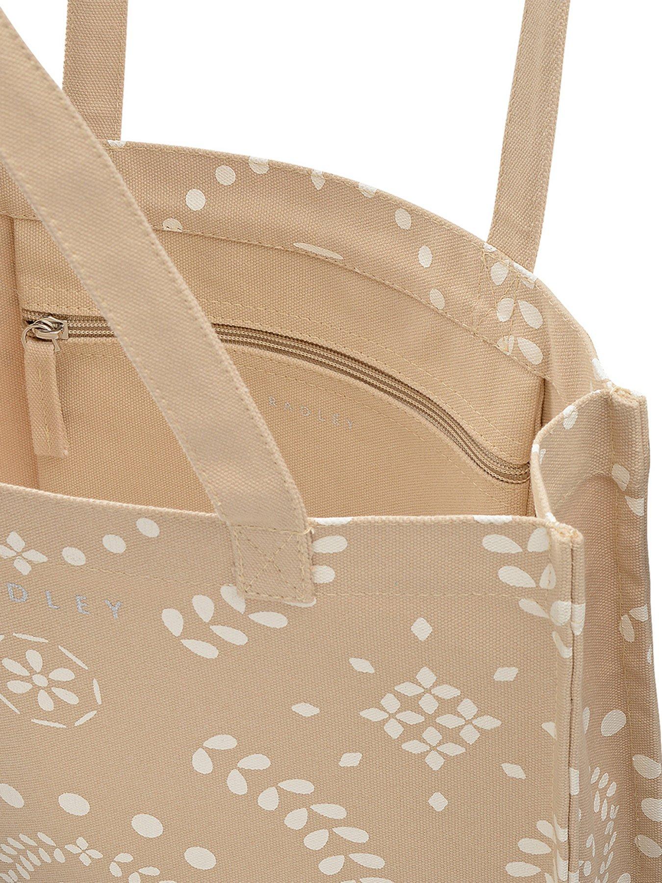 Image 4 of 4 of Radley Broderie Floral Medium Open Top Tote - Brown