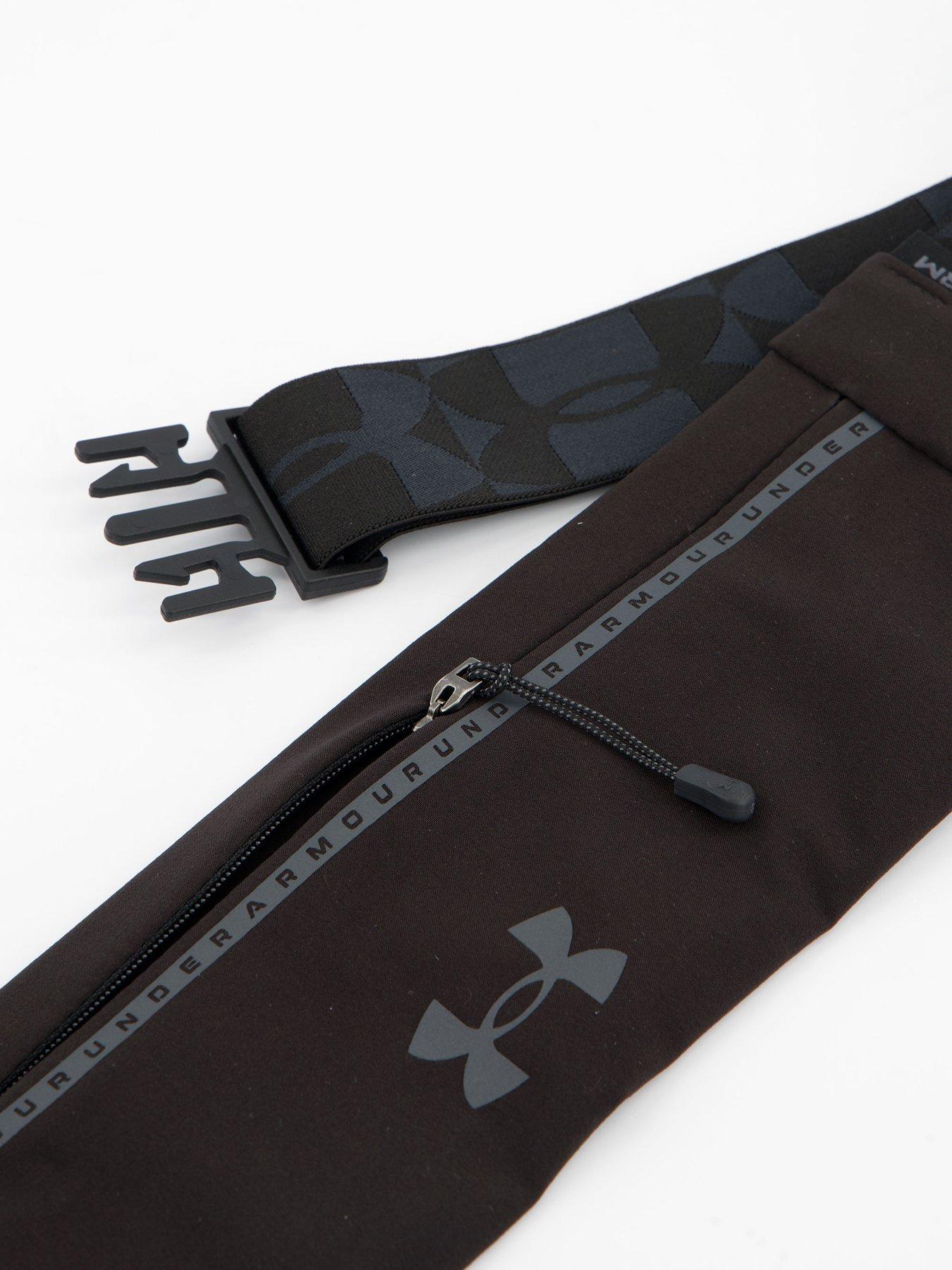 Image 3 of 4 of UNDER ARMOUR Adults Unisex Running Velociti Belt - Black