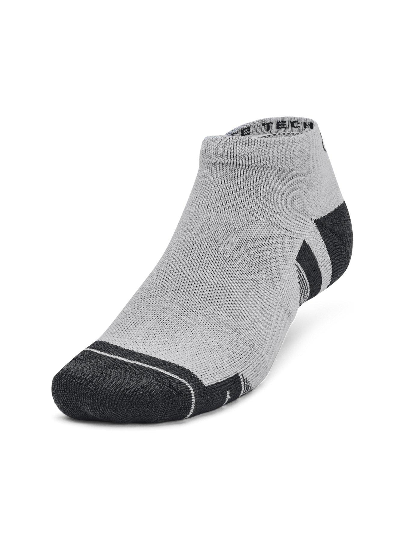 Image 2 of 4 of UNDER ARMOUR Adults Unisex Training Tech 3-Pack Low Socks - Grey