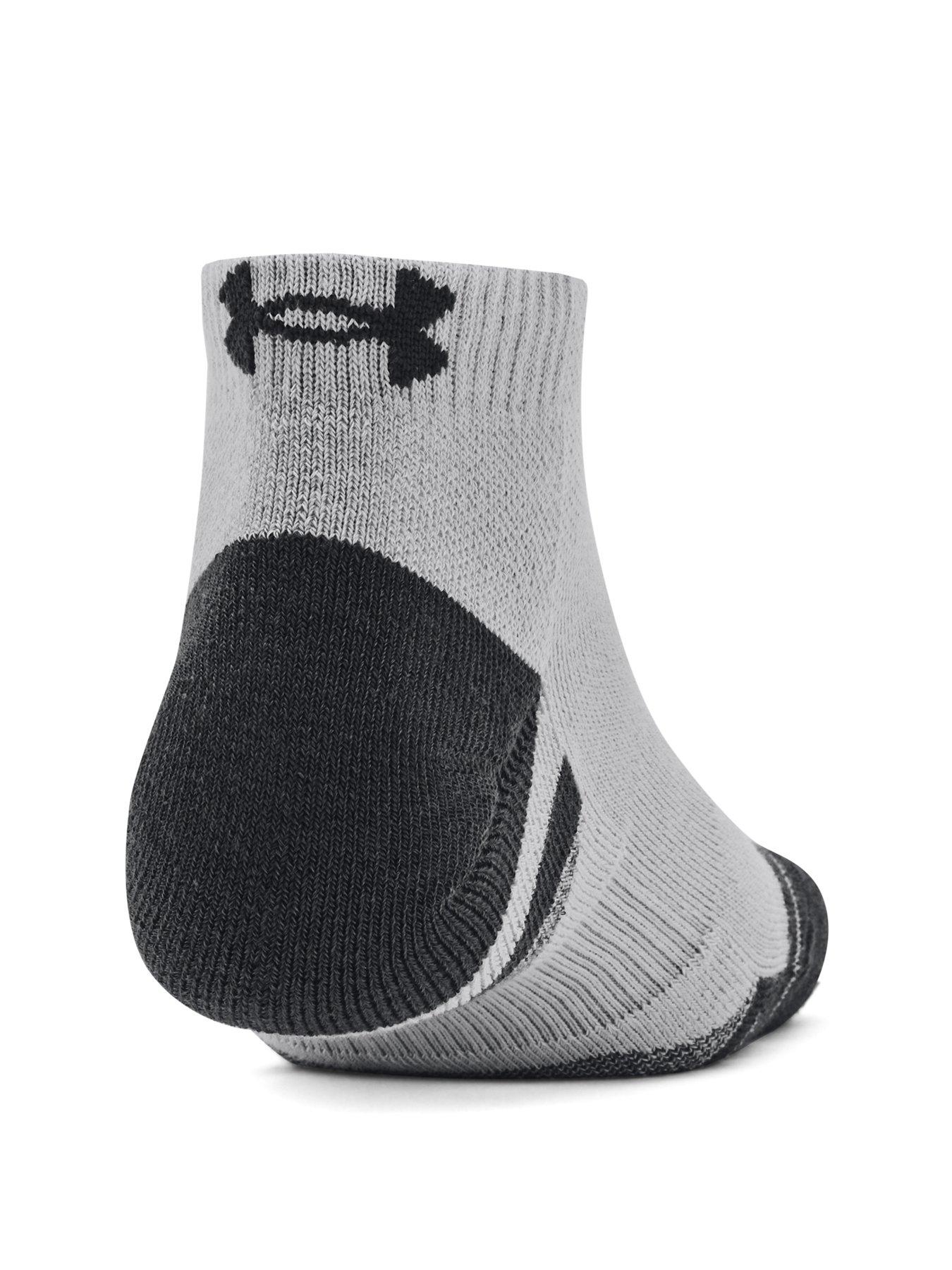 Image 3 of 4 of UNDER ARMOUR Adults Unisex Training Tech 3-Pack Low Socks - Grey