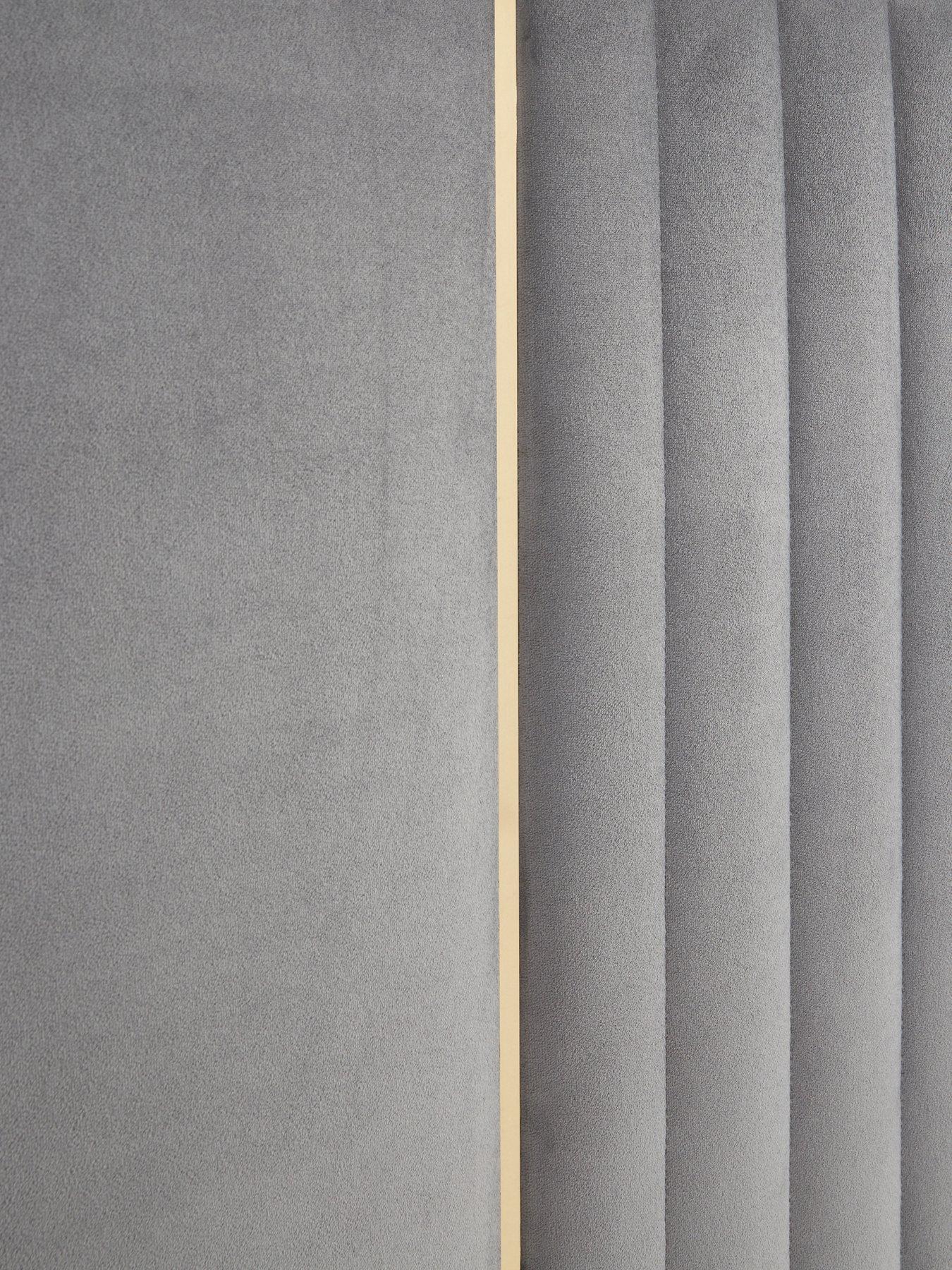  image of very-home-beaumont-bed-frame-with-mattress-options-buy-amp-savenbsp--grey