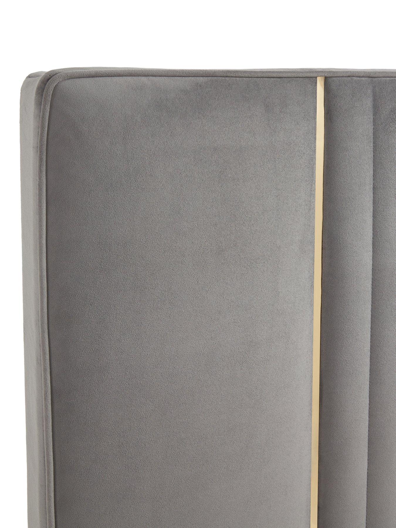 Image 7 of 7 of Very Home Beaumont Bed Frame with Mattress Options (Buy &amp; SAVE!)&nbsp;- Grey
