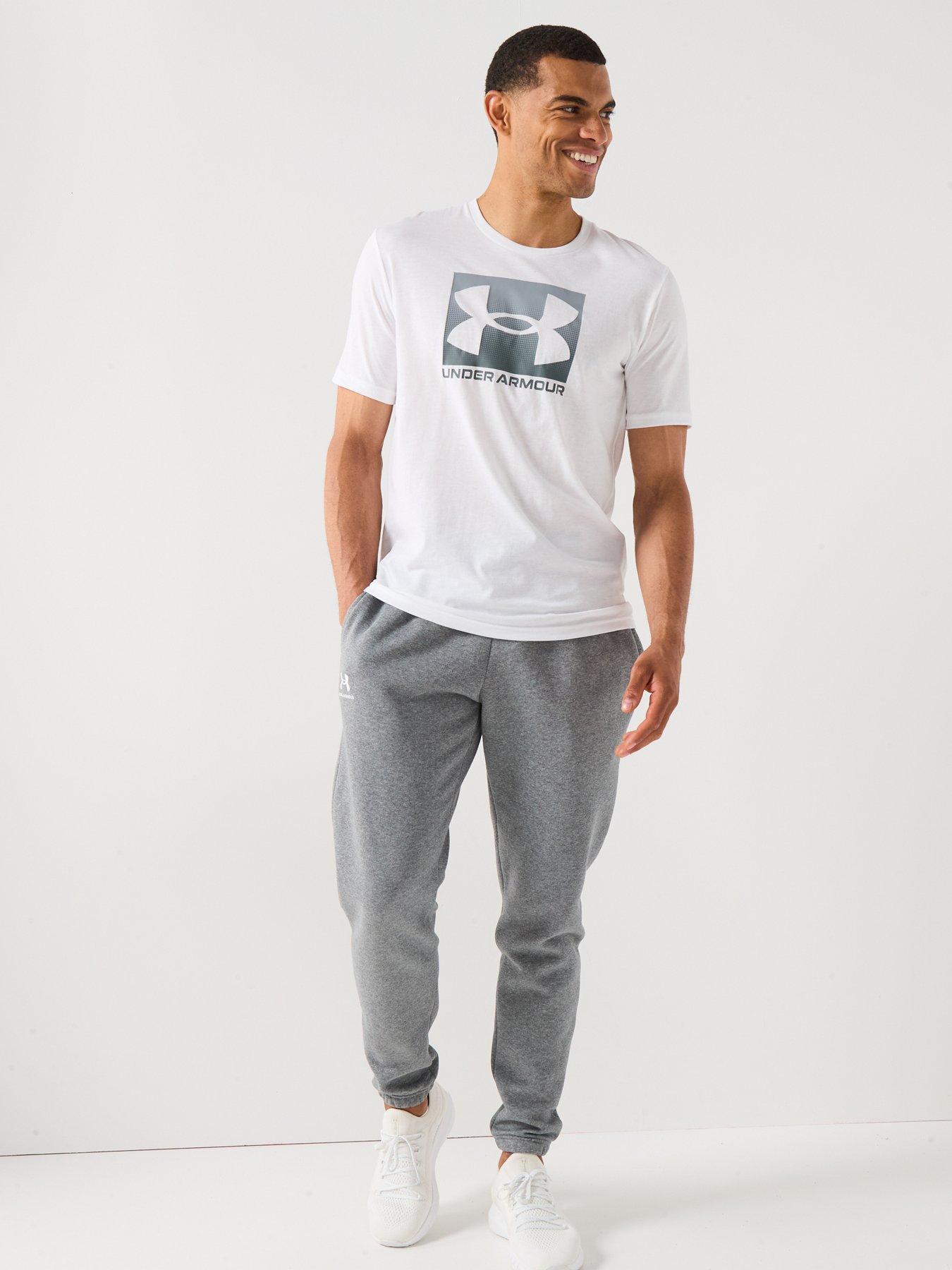 Image 4 of 6 of UNDER ARMOUR Mens Training Icon Fleece Joggers - Grey