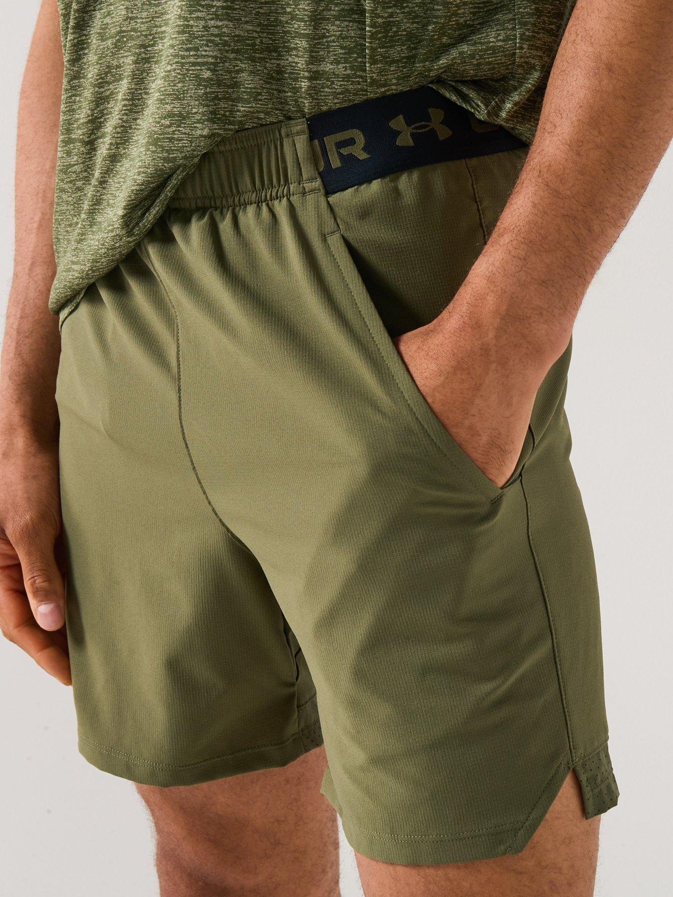 Image 4 of 6 of UNDER ARMOUR Mens Training Vanish Woven 6In Shorts - Green