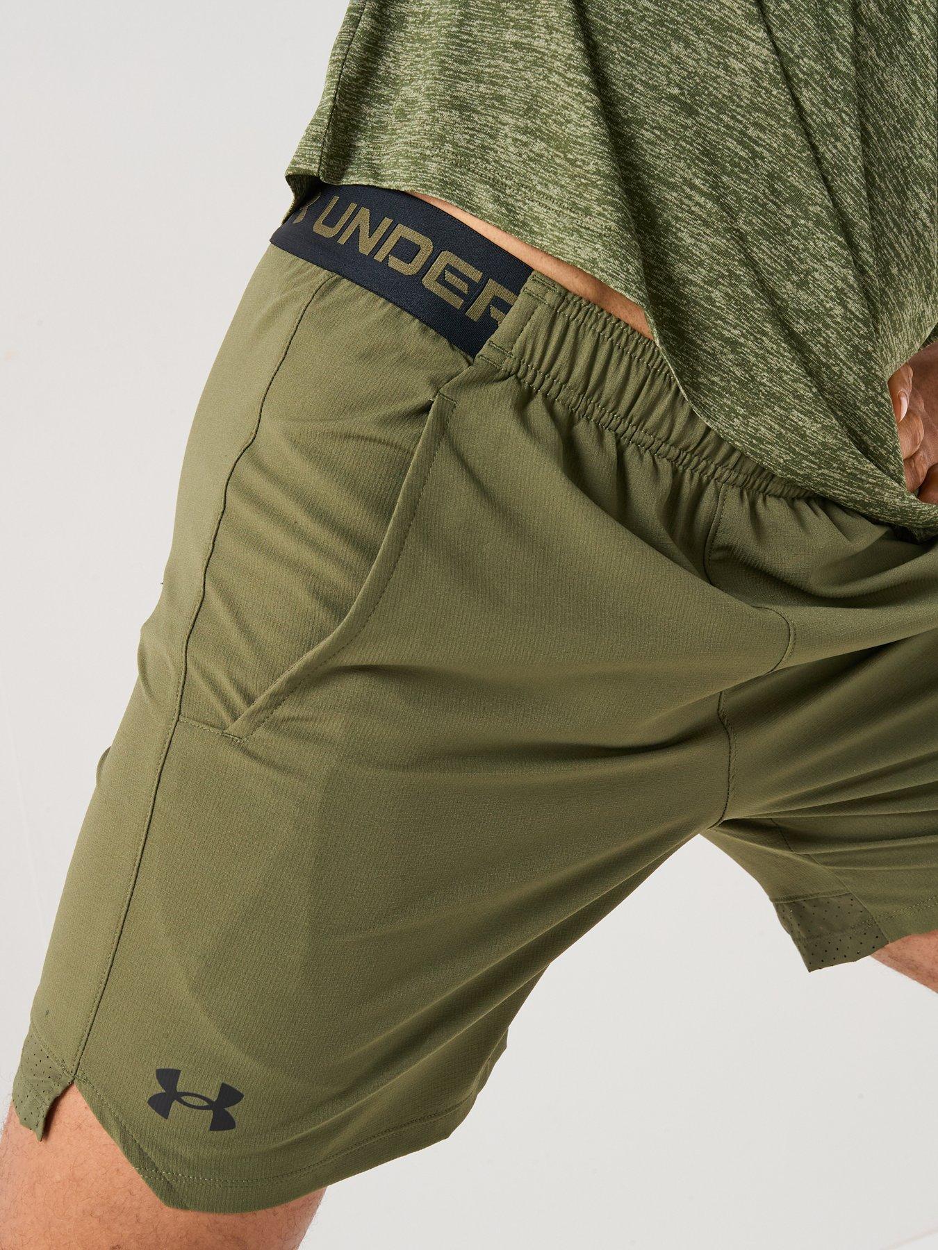 Image 6 of 6 of UNDER ARMOUR Mens Training Vanish Woven 6In Shorts - Green