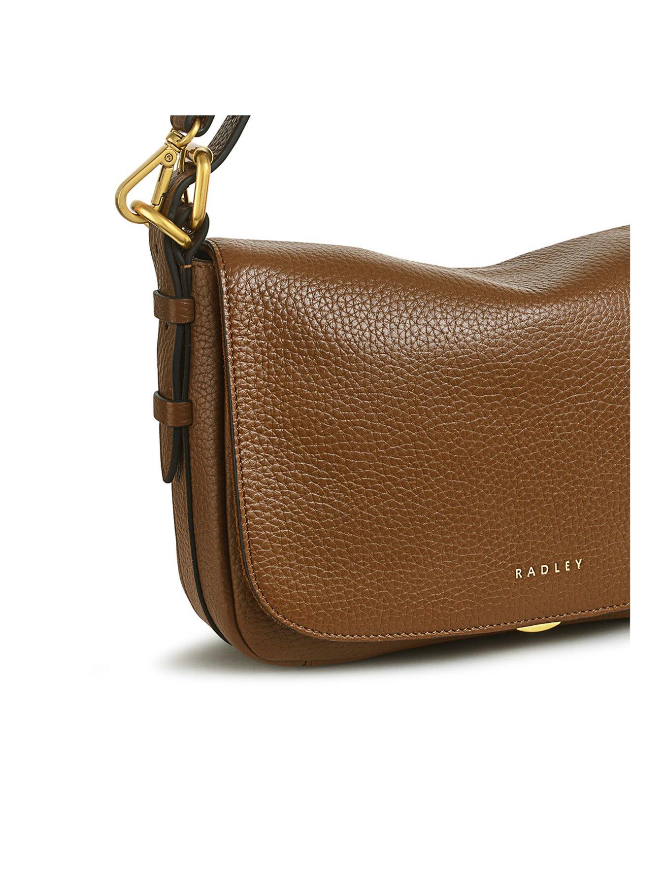 Image 4 of 5 of Radley Grafton Street Small Flapover Crossbody - Saddle