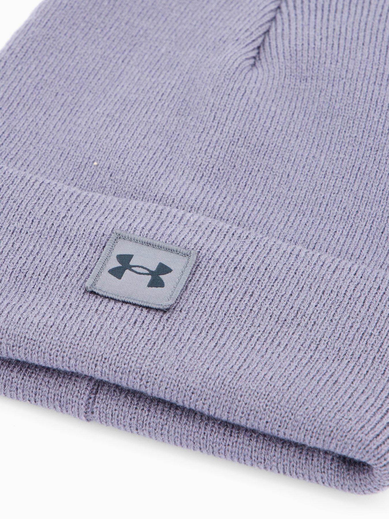 Image 3 of 4 of UNDER ARMOUR Mens Training Halftime Cuff Beanie Hat - Grey