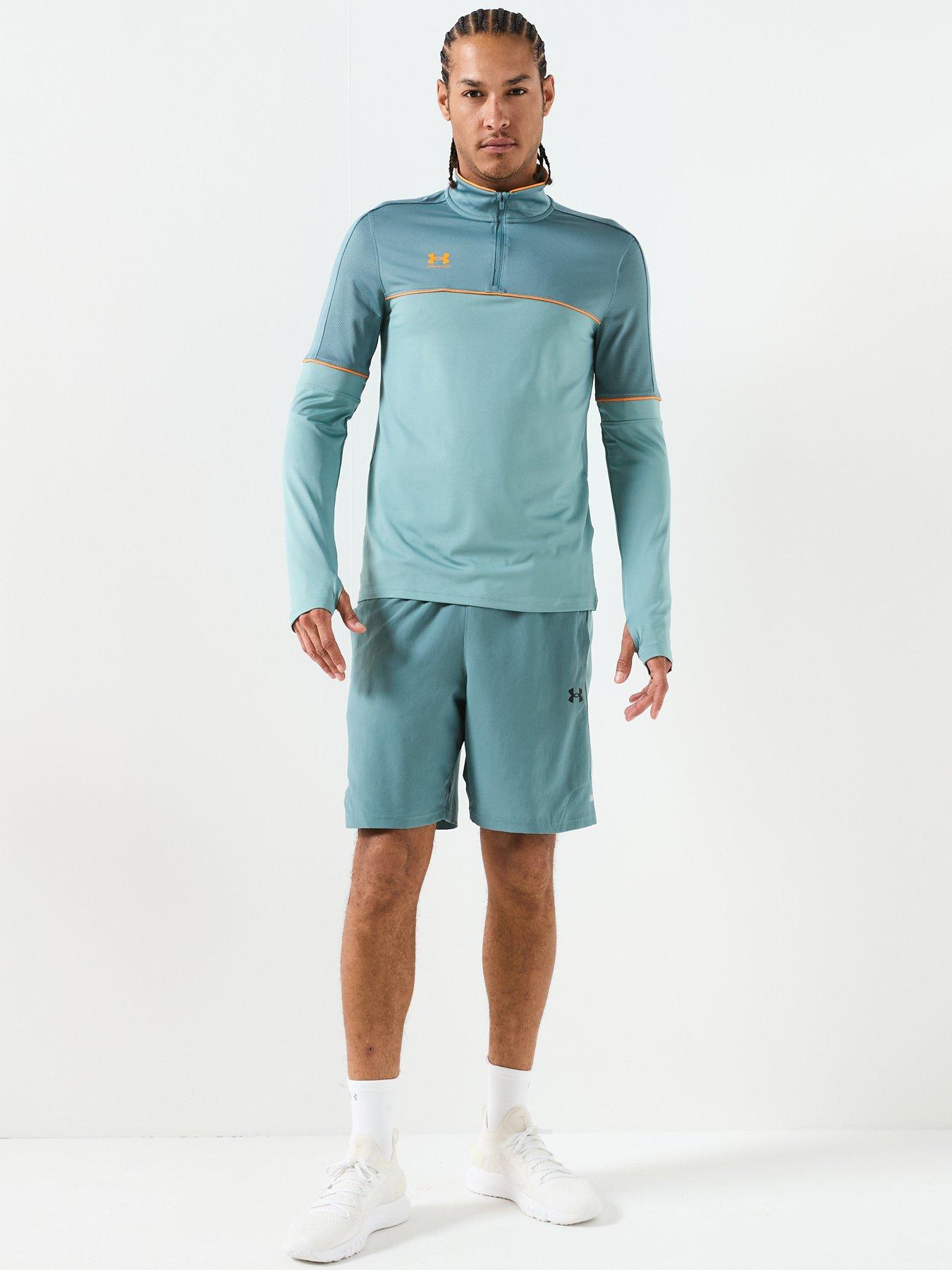  image of under-armour-mens-training-tech-utility-shorts-green