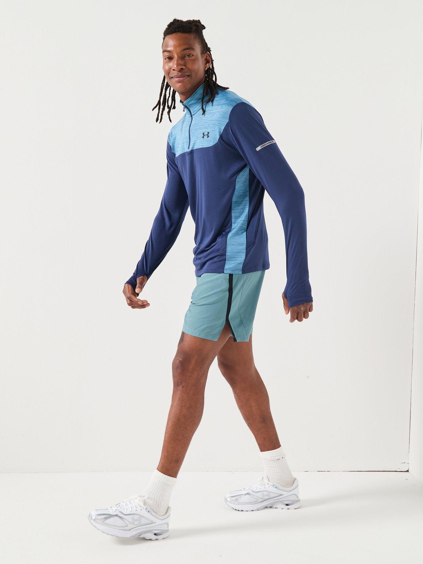 Image 3 of 6 of UNDER ARMOUR Mens Running Launch 7Inch Shorts - Green