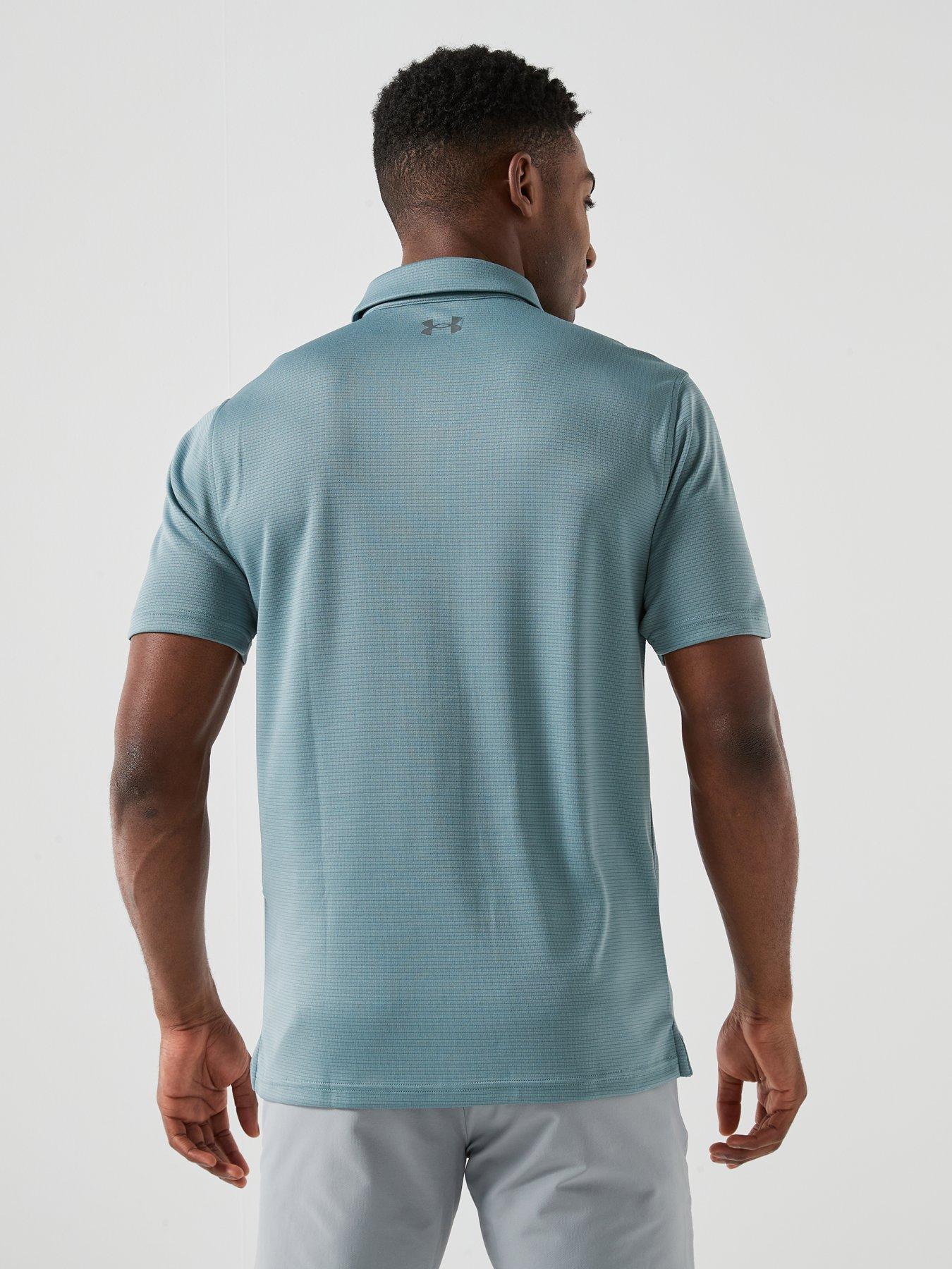 stillFront image of under-armour-mens-golf-tech-polo-green