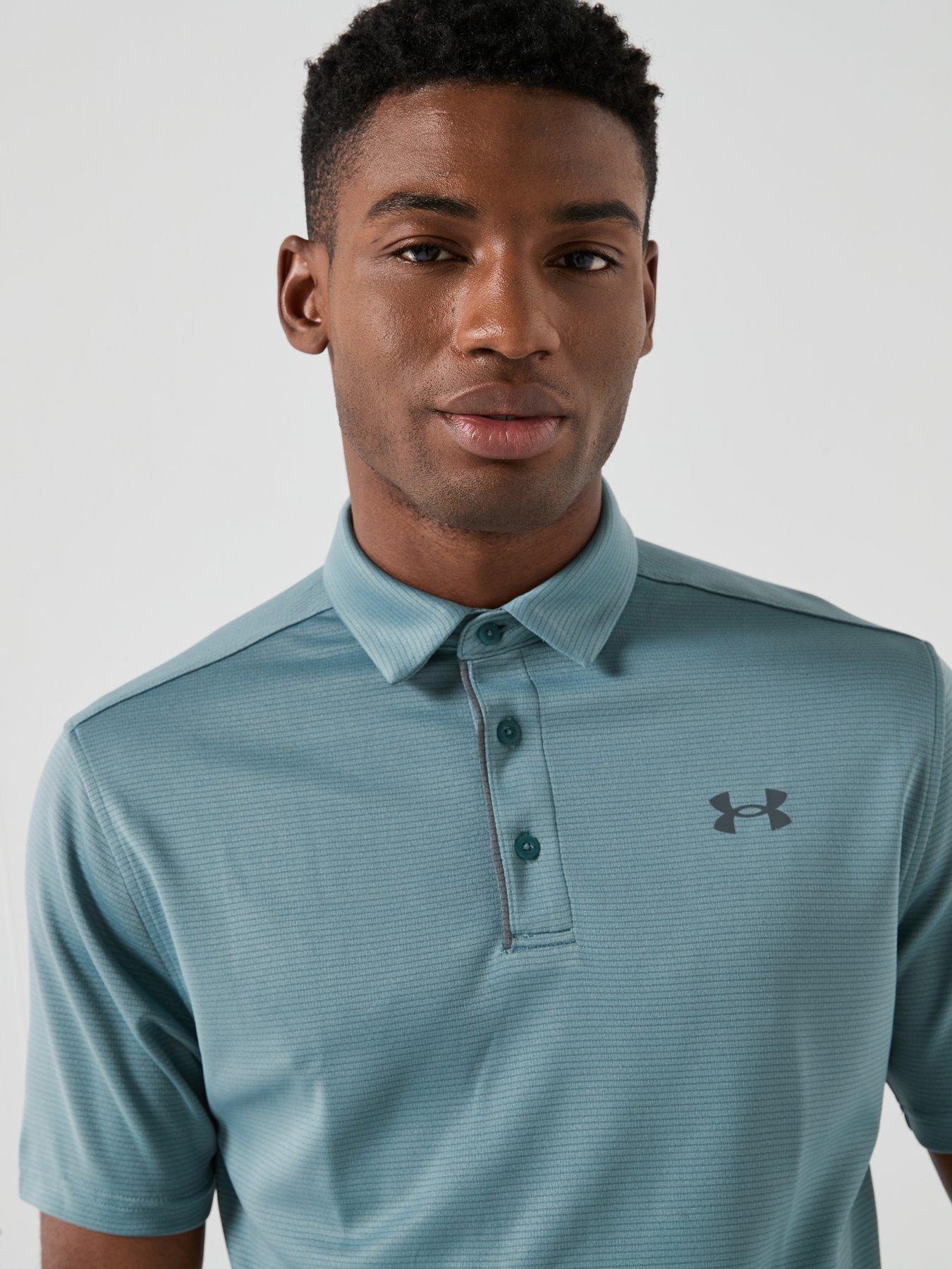  image of under-armour-mens-golf-tech-polo-green