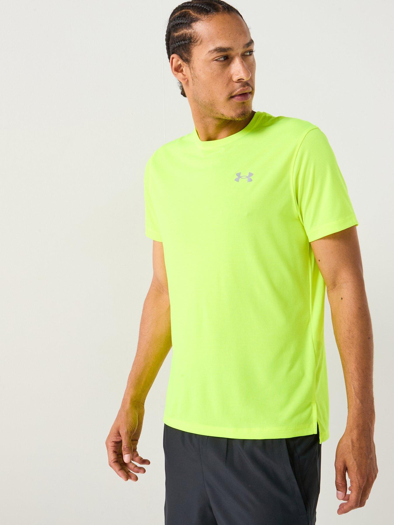 undefined Mens Running Launch T-Shirt - Yellow