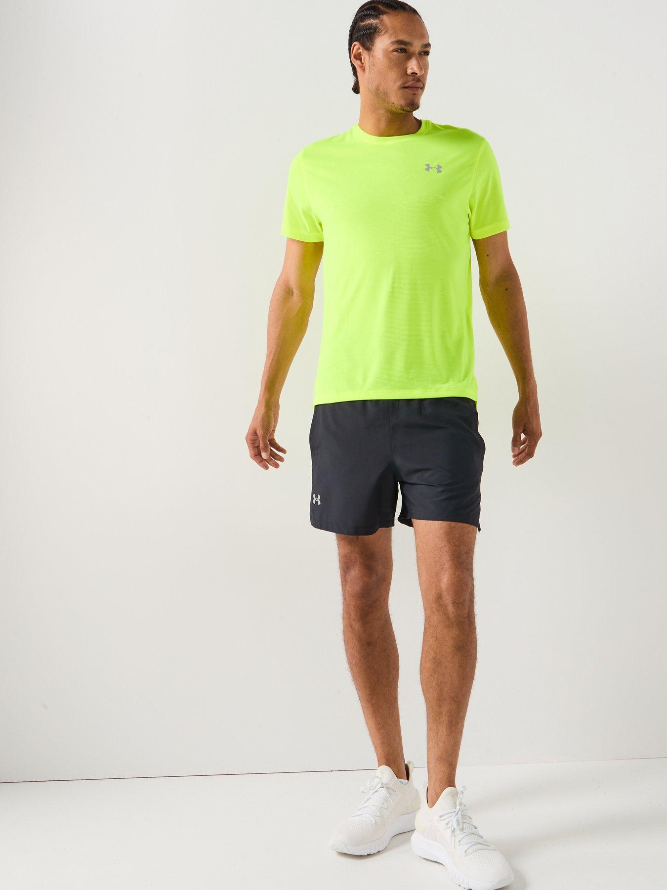 Image 3 of 5 of UNDER ARMOUR Mens Running Launch T-Shirt - Yellow