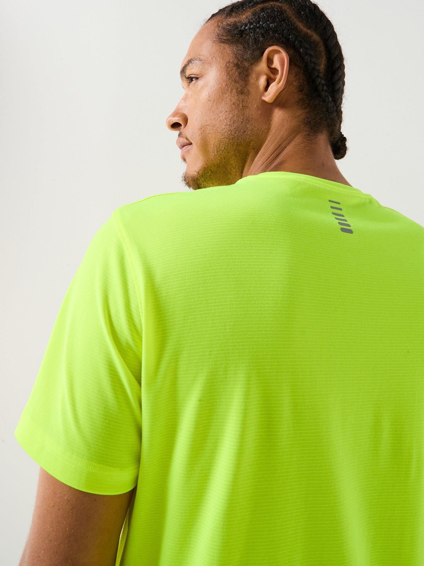 Image 5 of 5 of UNDER ARMOUR Mens Running Launch T-Shirt - Yellow