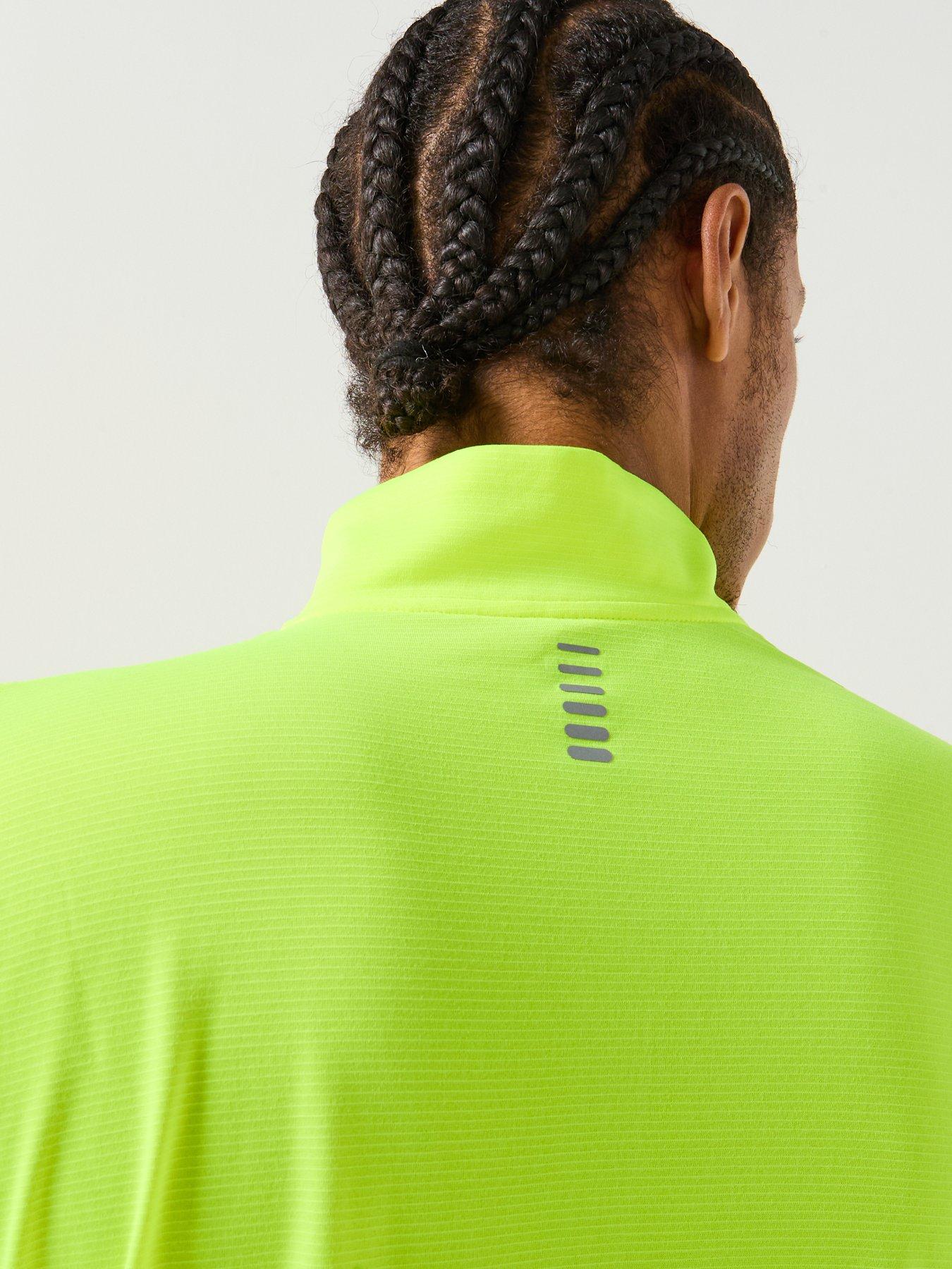 Image 4 of 6 of UNDER ARMOUR Mens Running Launch 1/4 Zip Top - Yellow