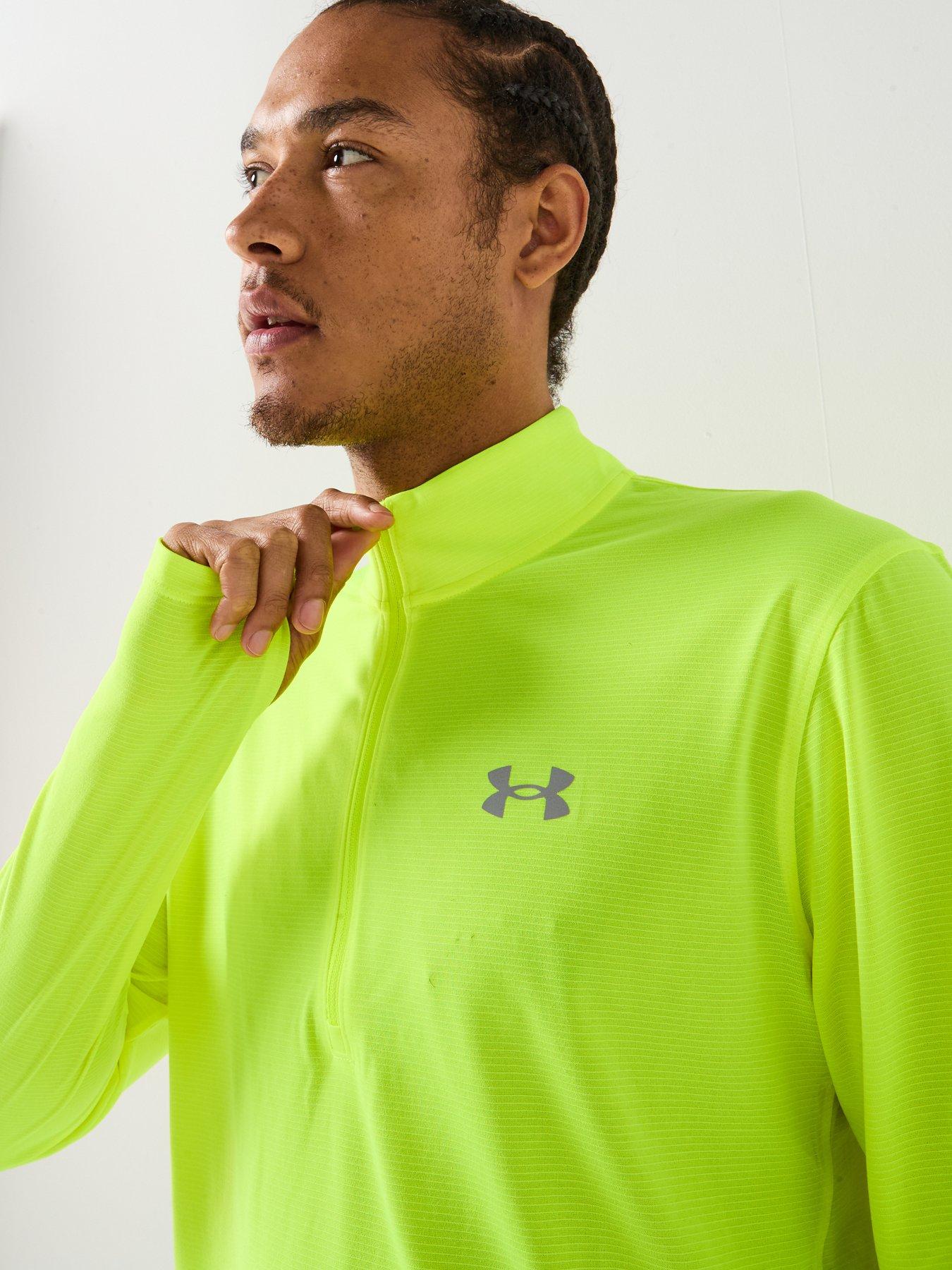 Image 5 of 6 of UNDER ARMOUR Mens Running Launch 1/4 Zip Top - Yellow