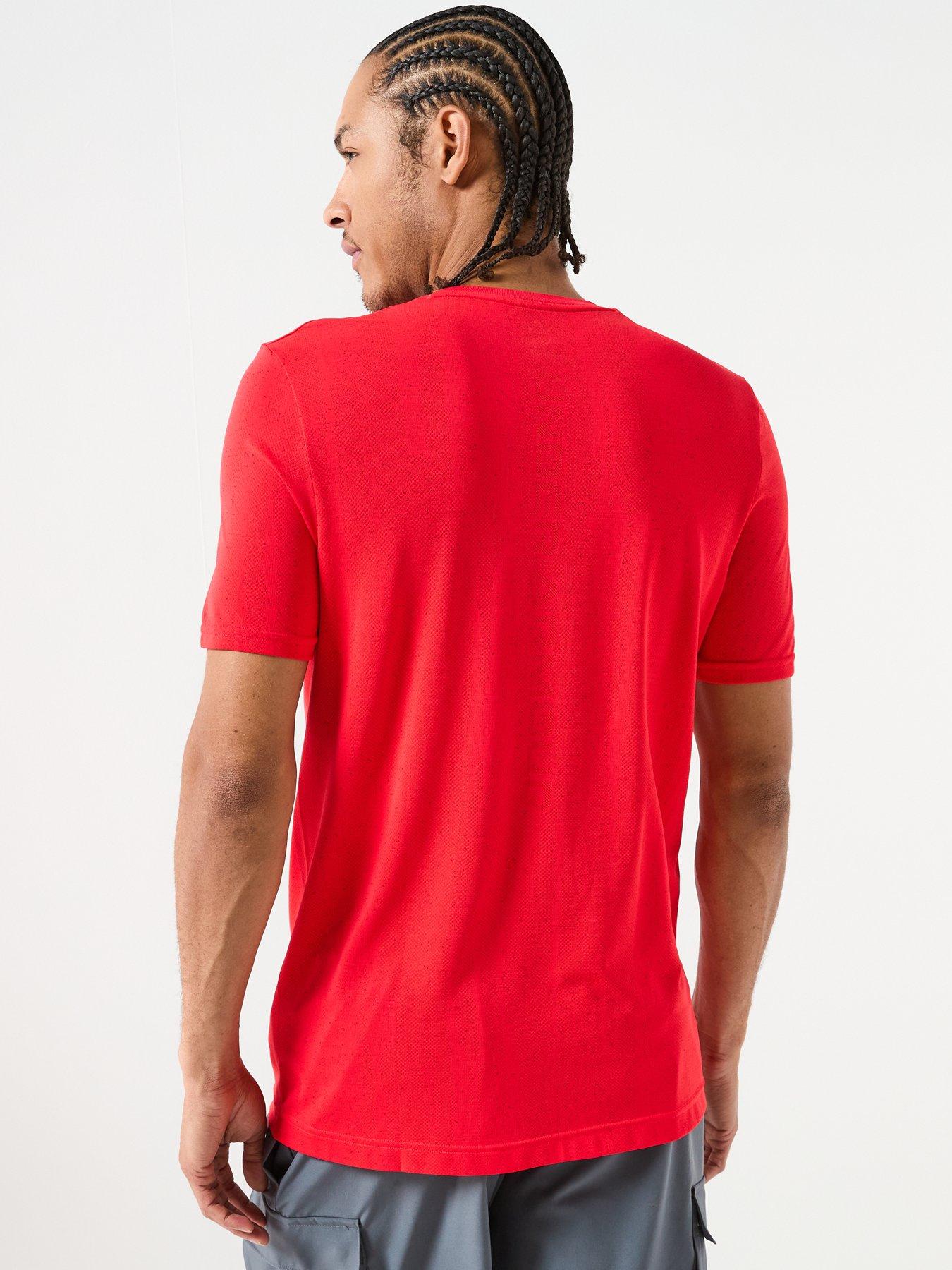  image of under-armour-mens-training-vanish-seamless-novelty-t-shirt-red