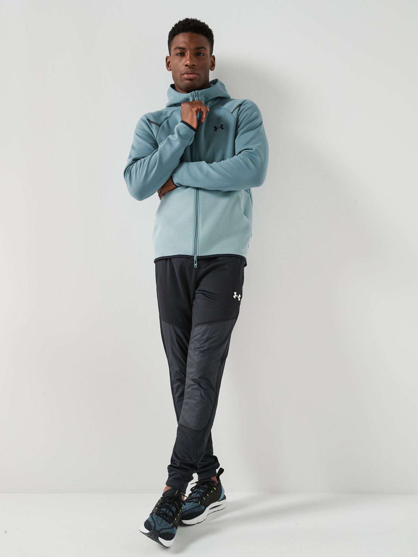  image of under-armour-mens-training-armour-fleece-pro-utility-pants-blackwhite