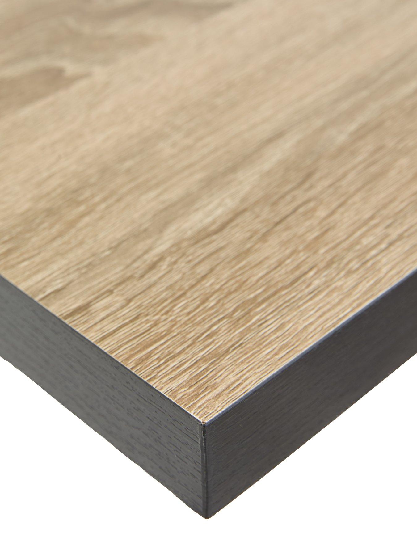  image of very-home-oslo-180cm-rectangular-dining-table-amp-4-marlow-faux-leather-chairs-fscreg-certified