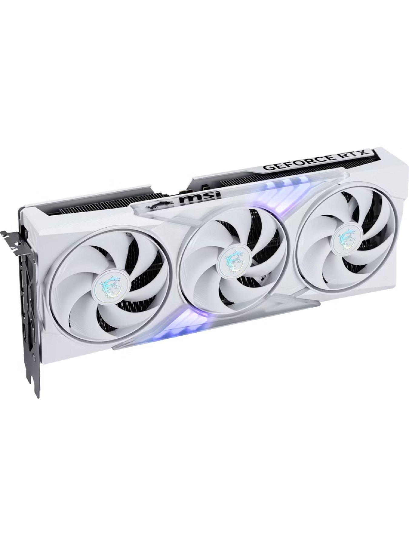 Image 4 of 7 of MSI GAMING TRIO OC - GEFORCE RTX 5060 Ti - 16GB - GRAPHICS CARD - WHITE