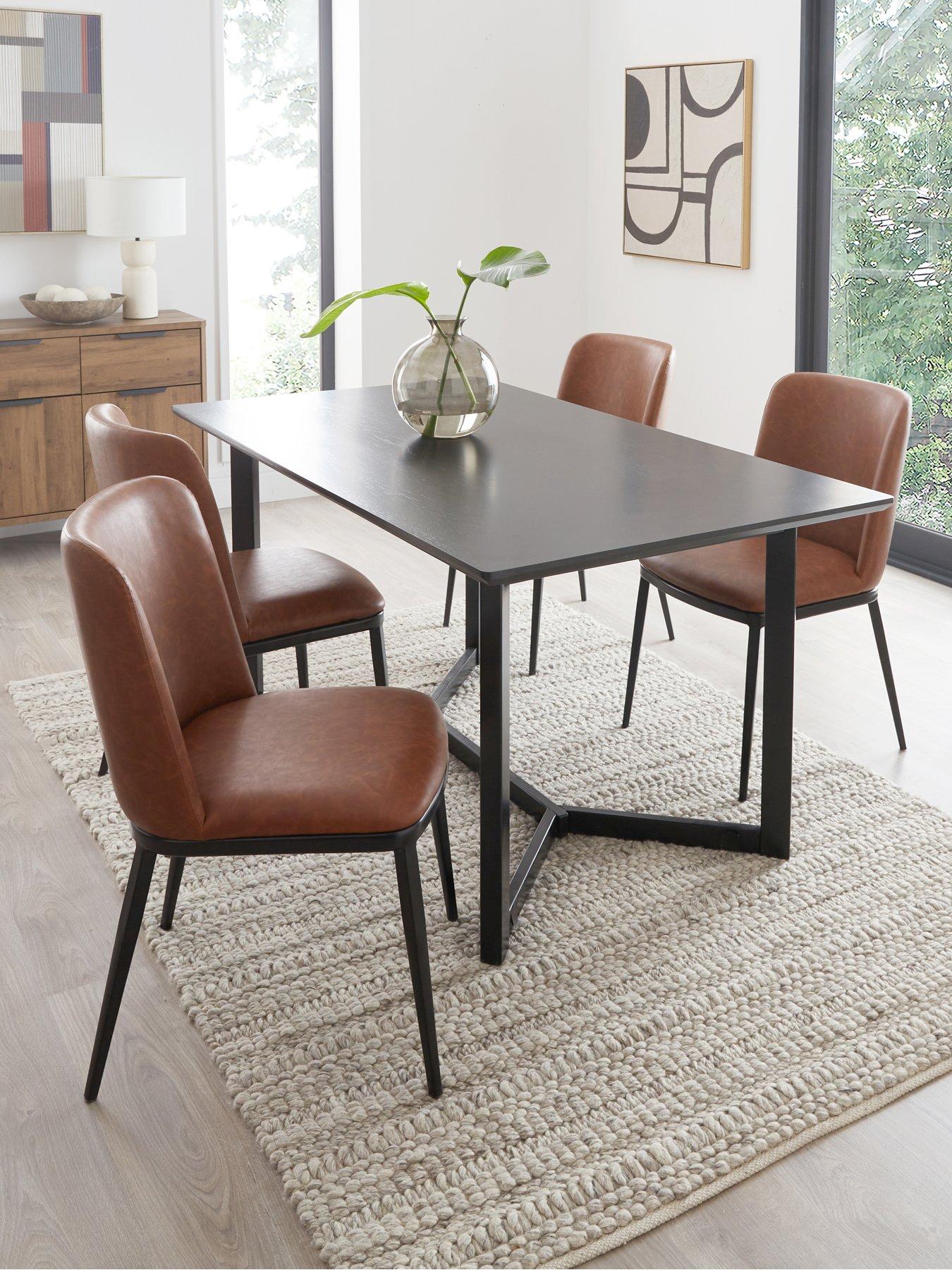 the-very-collection-ari-150cm-dining-table-amp-4-willow-chairs-in-faux-leather-fscreg-certified