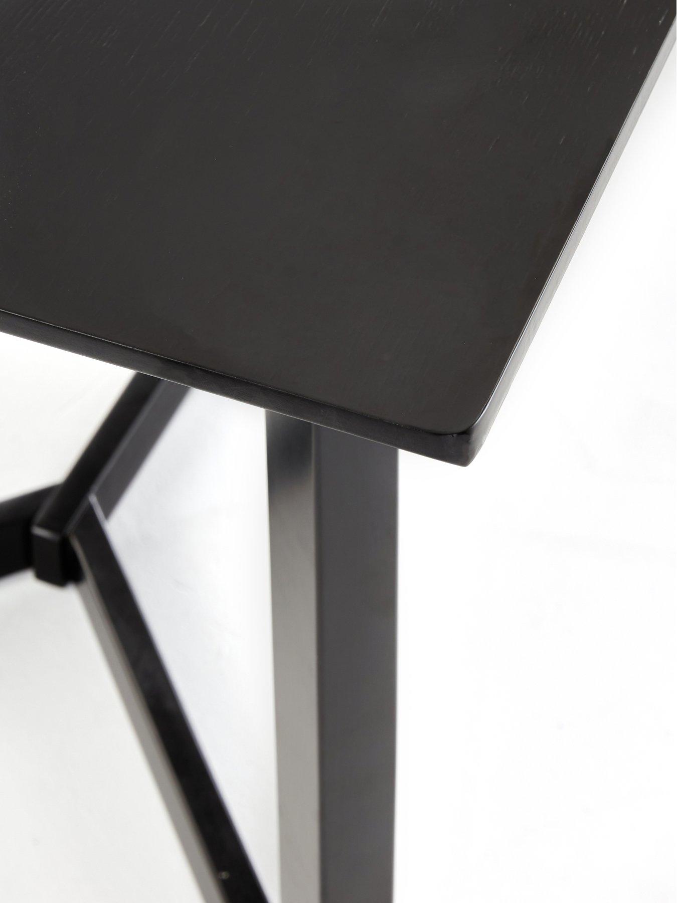 Image 4 of 7 of The Very Collection Ari 150cm Dining Table &amp; 4 Willow Chairs In Faux Leather - FSC&reg; Certified