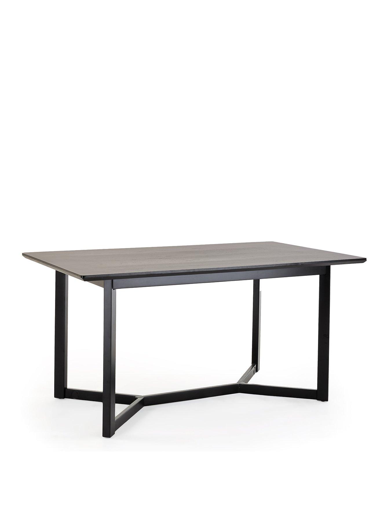Image 3 of 7 of The Very Collection Ari 150cm Dining Table &amp; 4 Willow Chairs - FSC&reg; Certified