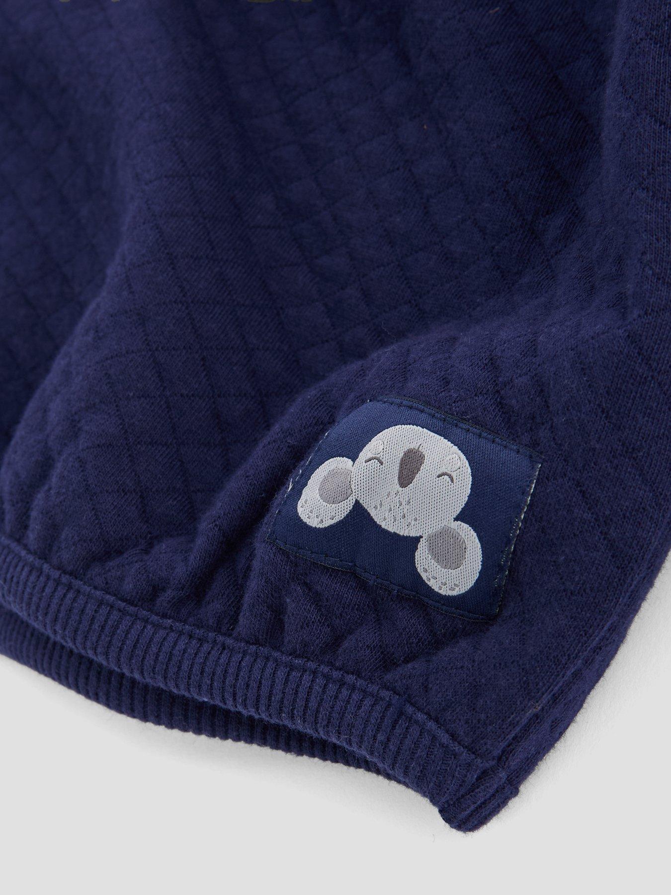 Image 3 of 5 of The Very Collection Baby Boys Quilted Jogger Set - Navy