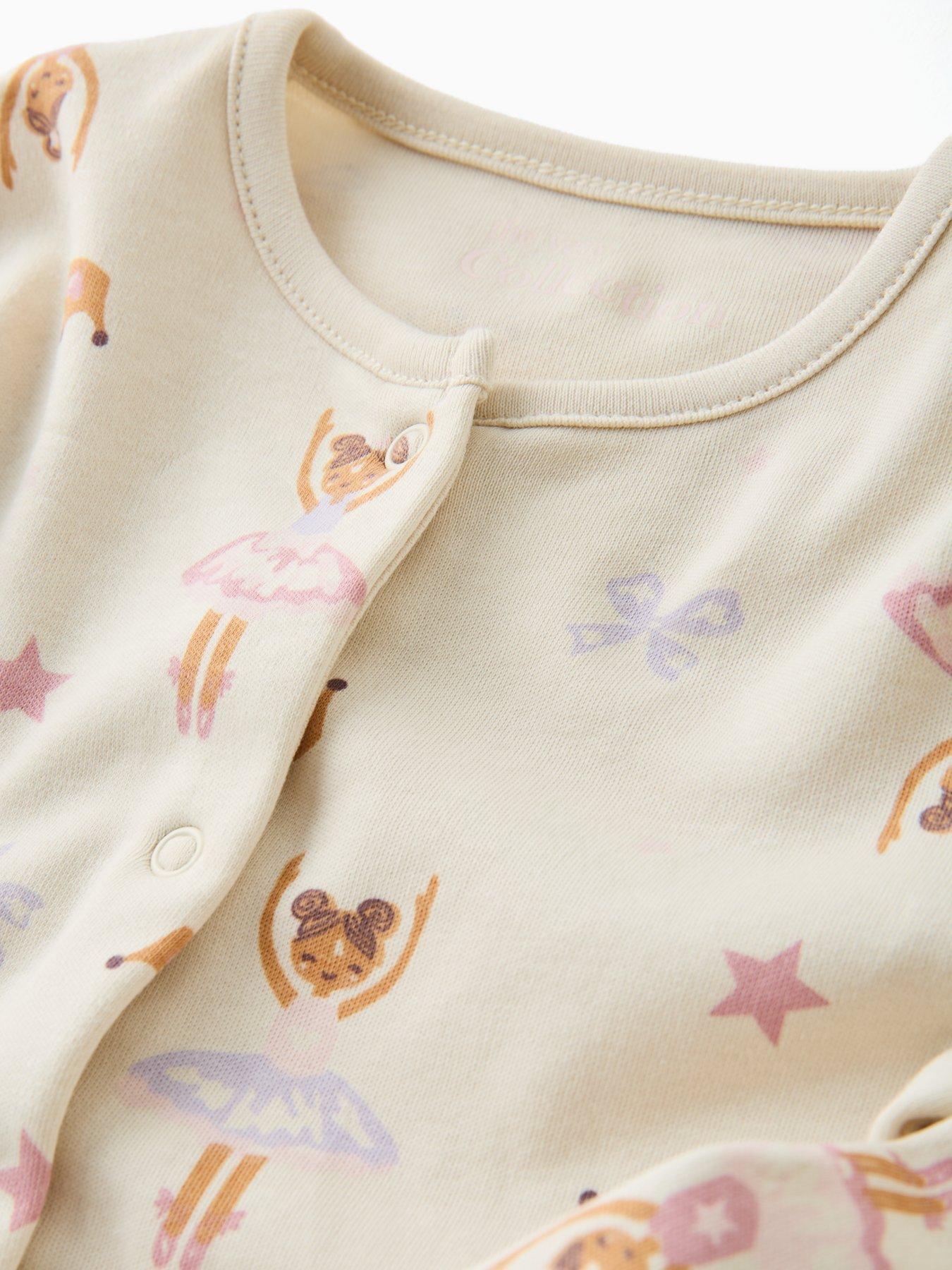 Image 3 of 5 of The Very Collection Baby Girls Ballerina Print Layette - Blue