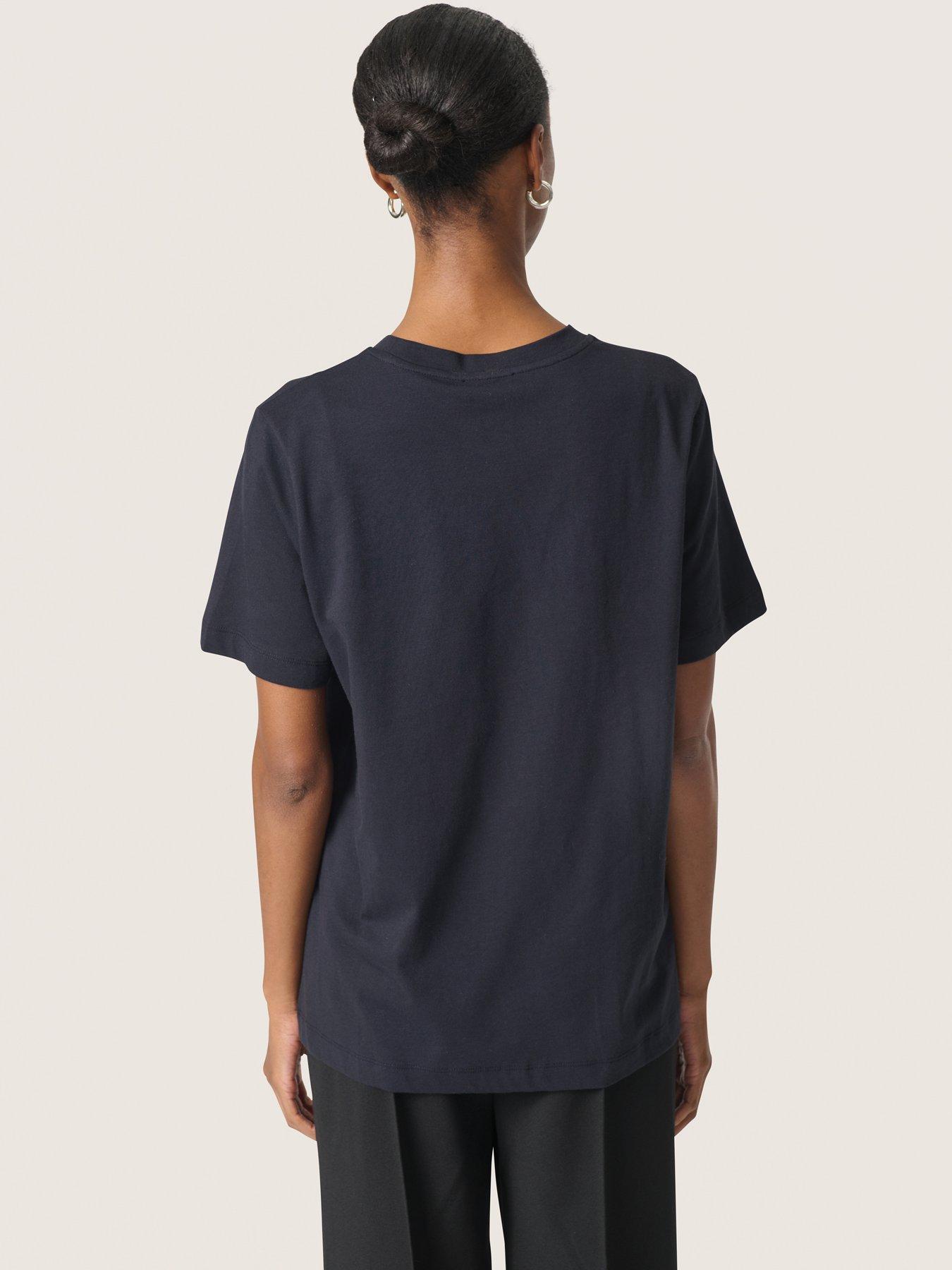 stillFront image of soaked-in-luxury-varga-short-sleeve-t-shirt-navy