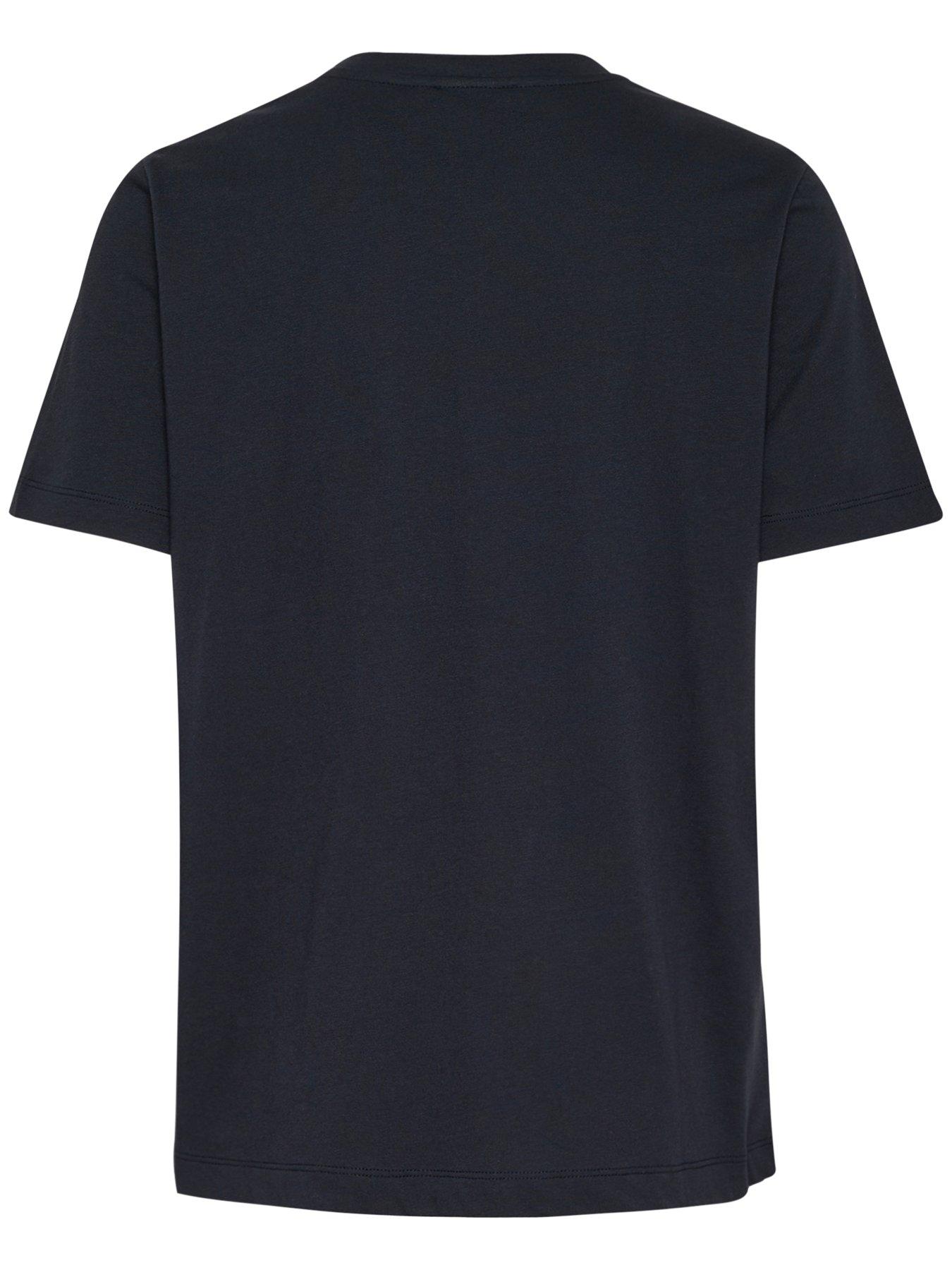  image of soaked-in-luxury-varga-short-sleeve-t-shirt-navy