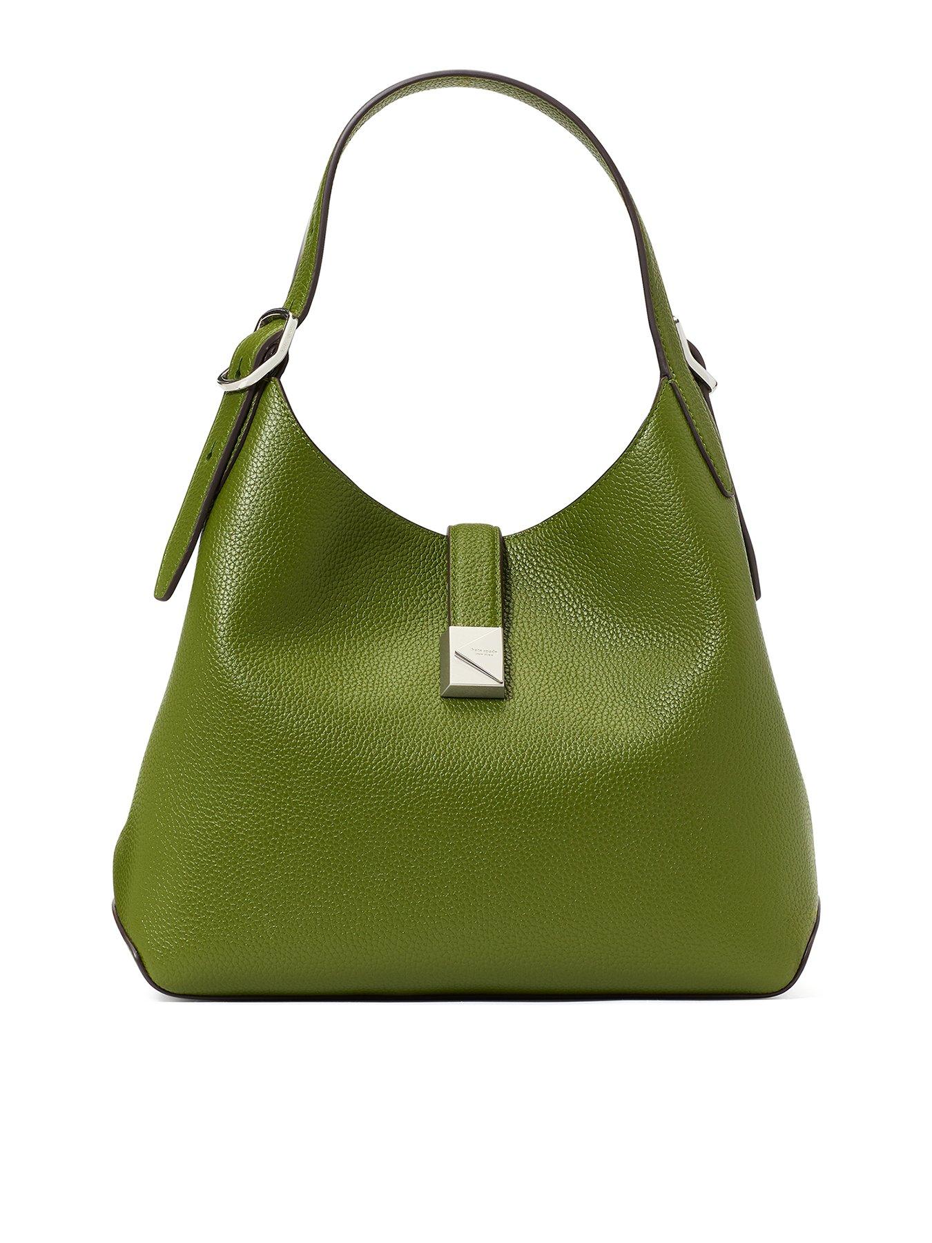 undefined Deco Pebbled Leather Crossbody Tote