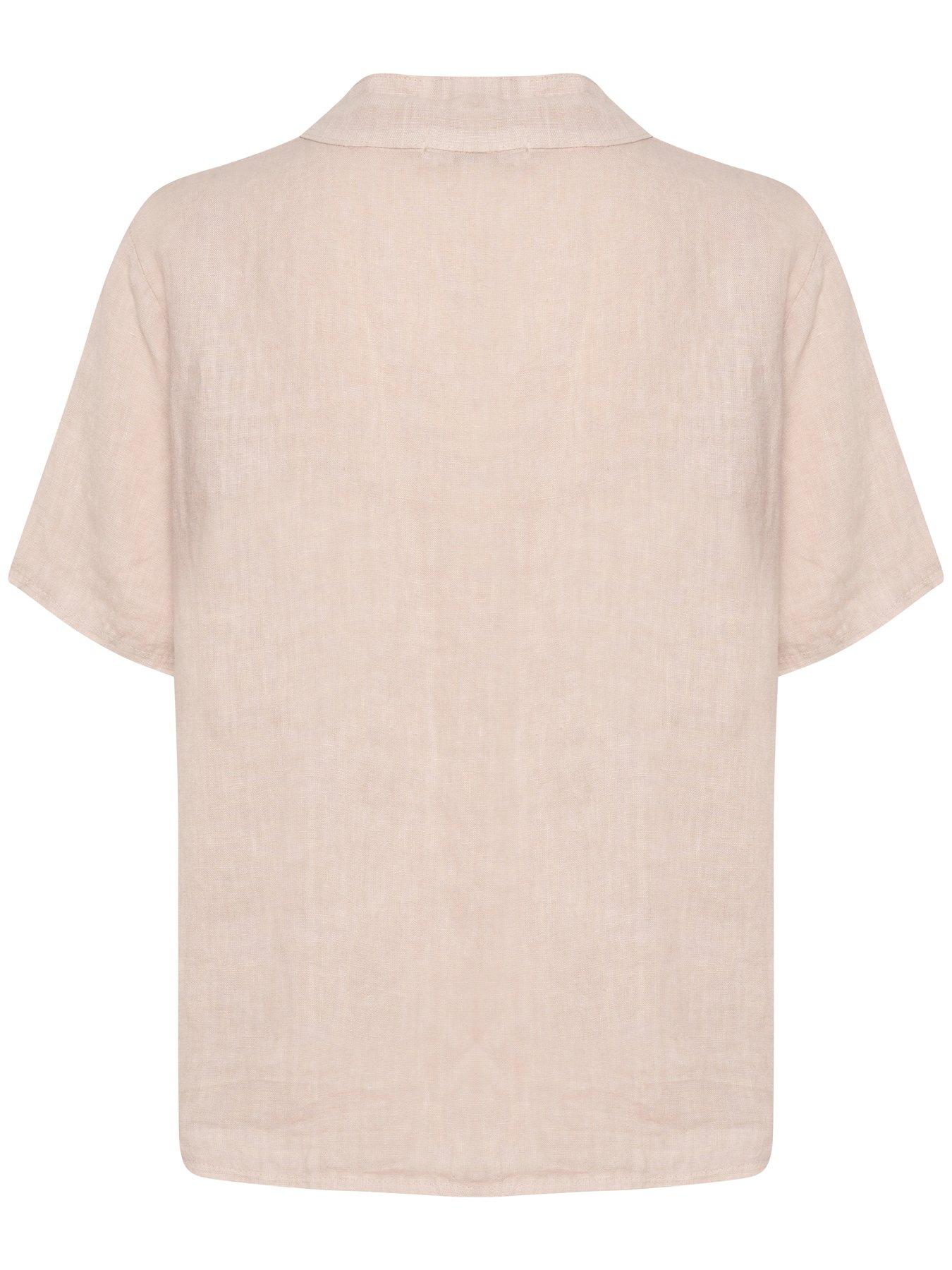  image of cream-bellis-linen-shirt-neutral