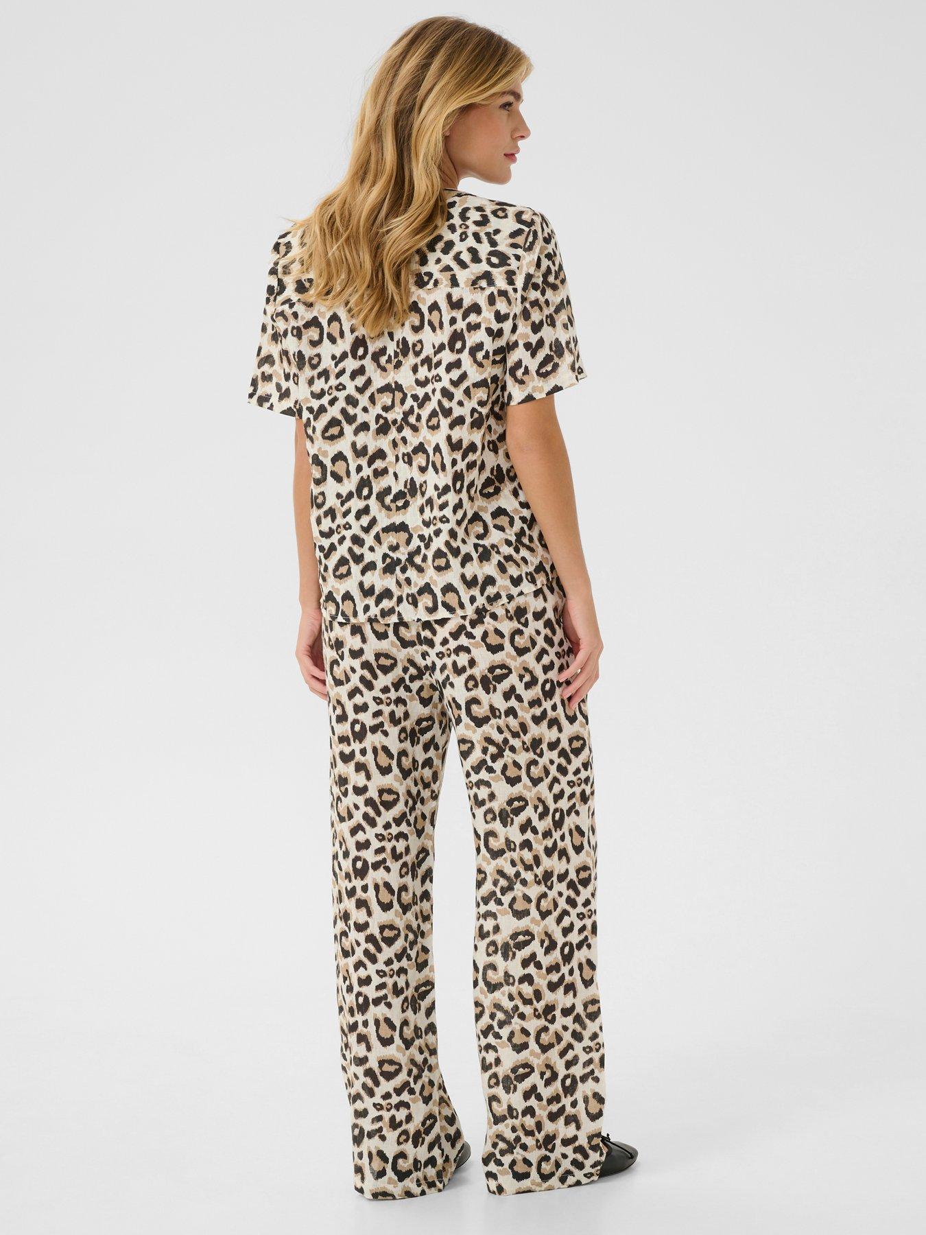 stillFront image of cream-bellis-linen-shirt-multi