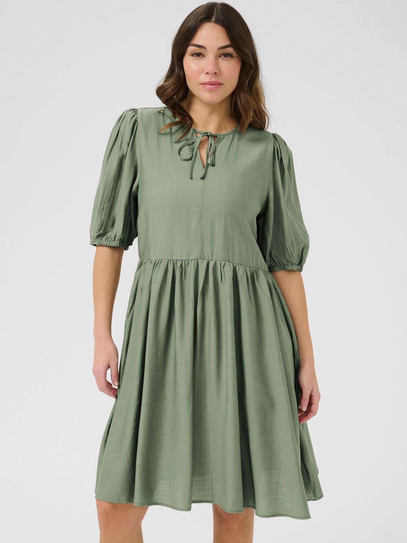 kaffe-mariana-dress-green