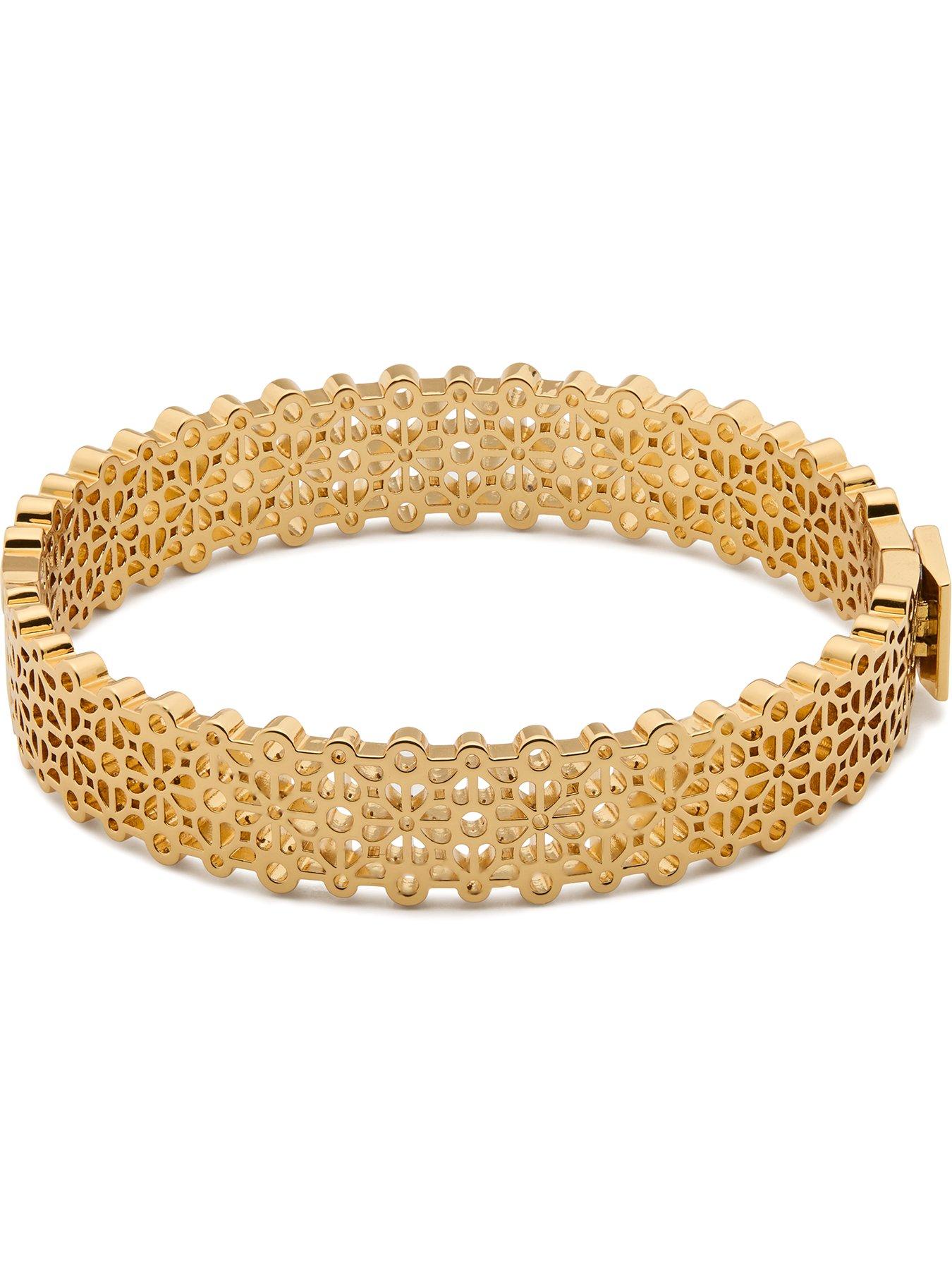 undefined Spade Flower Lace Thin Bangle