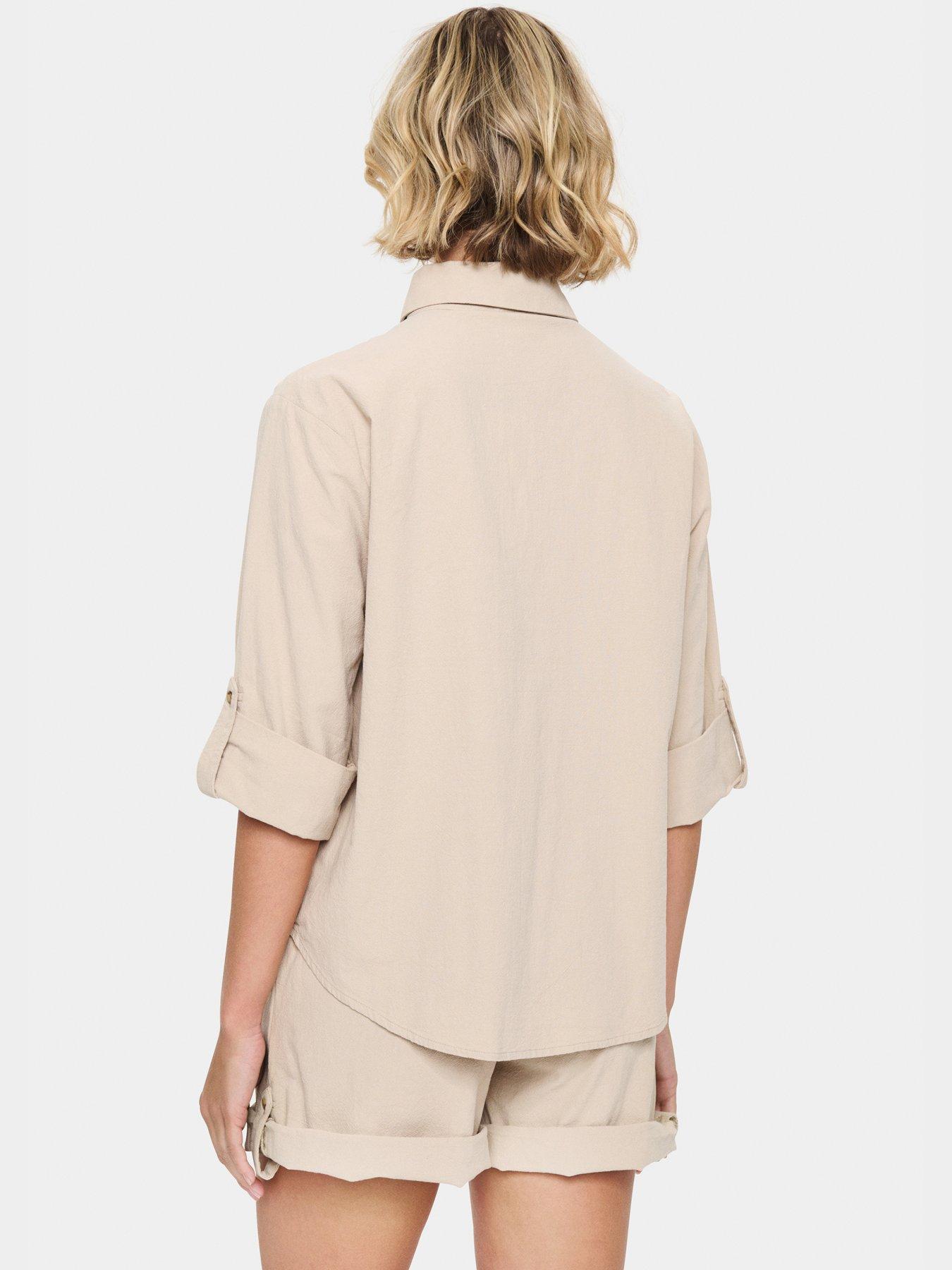 stillFront image of saint-tropez-zalinda-shirt-grey