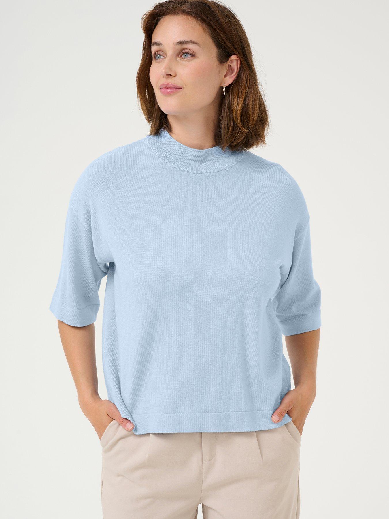 undefined Lizza Turtleneck - Blue