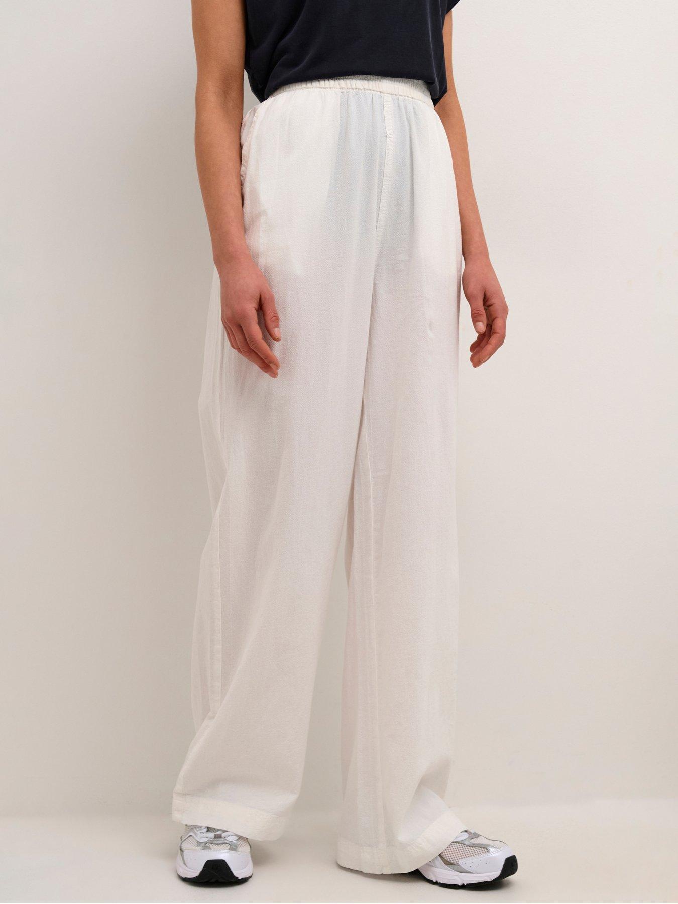 undefined Naya Wide Pants - White