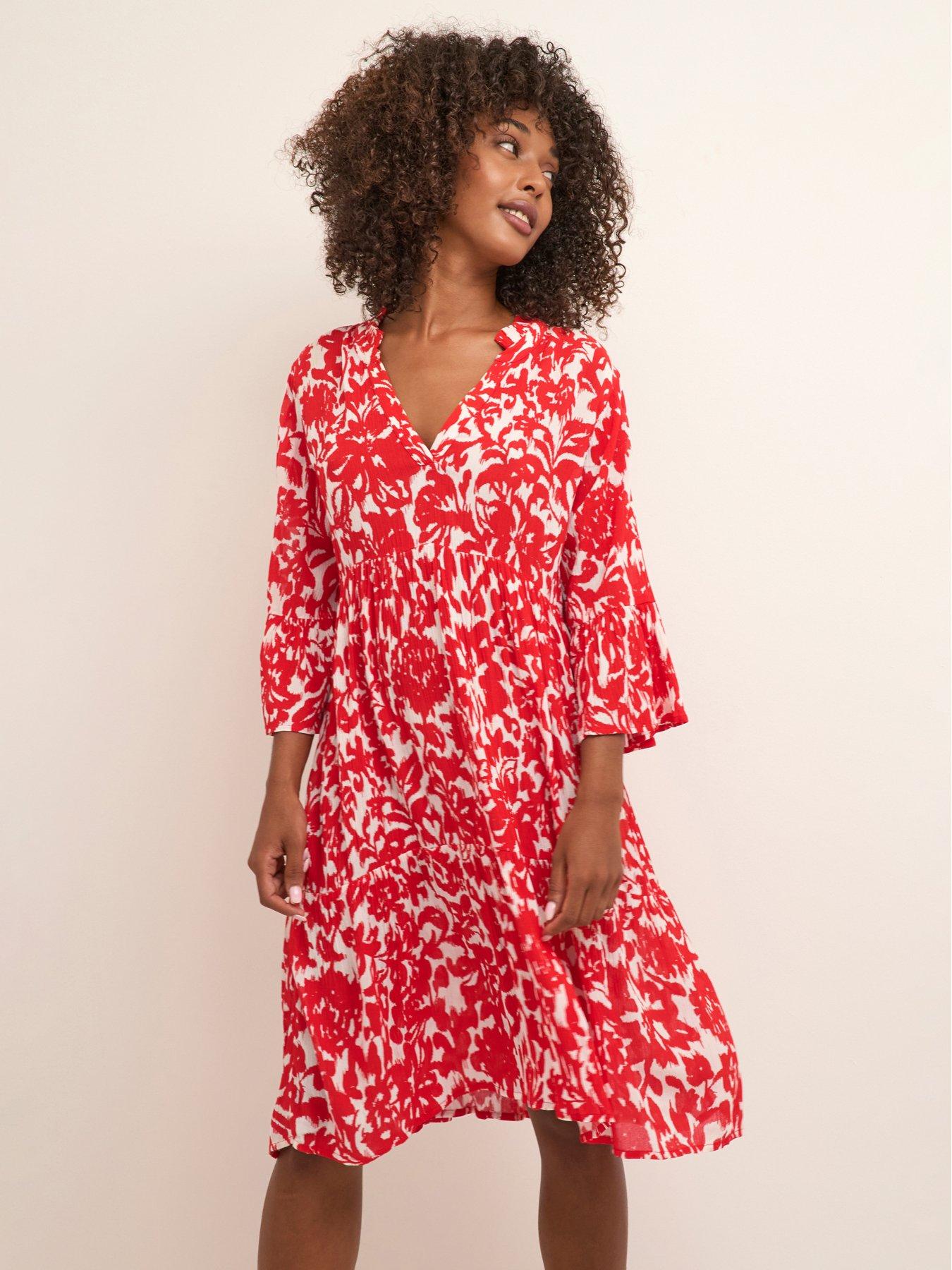 undefined Ellen Amber Dress - Red
