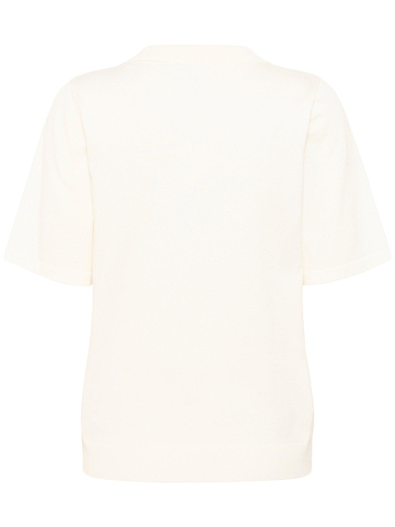  image of saint-tropez-mila-polo-pullover-white