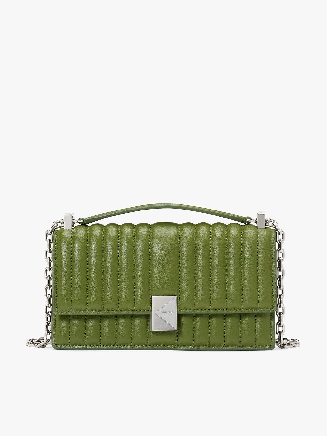 undefined Deco Quilted Leather Mini Flap Chain Crossbody