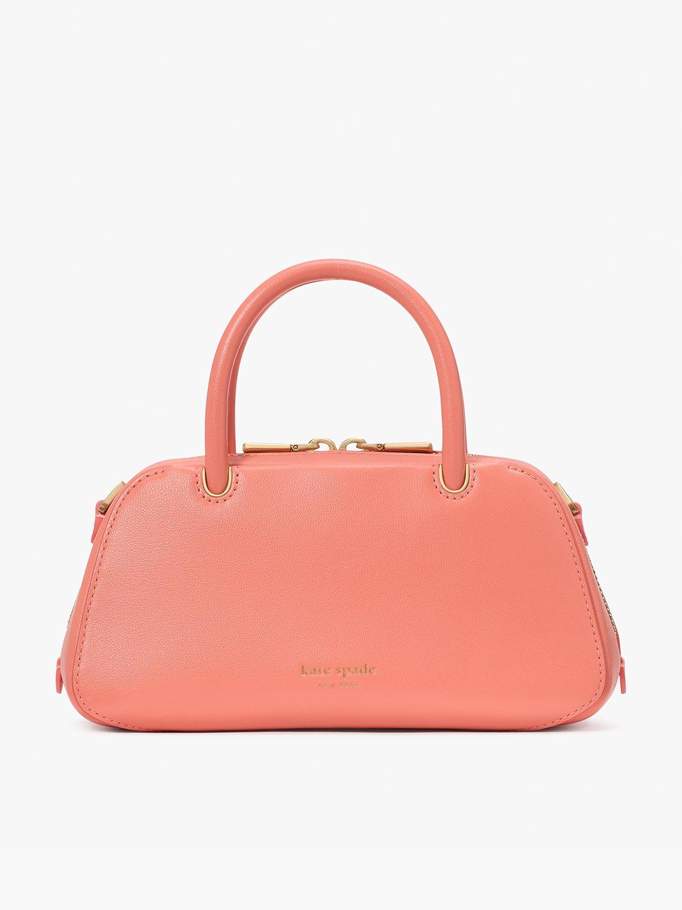 Image 1 of 4 of Kate Spade New York Grace Fine Grain Leather Mini East West Crossbody