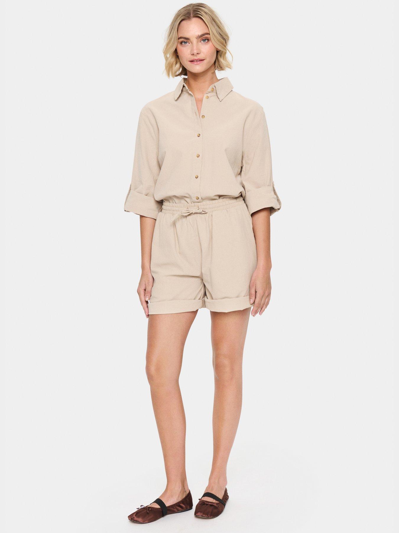  image of saint-tropez-zalinda-shorts-grey