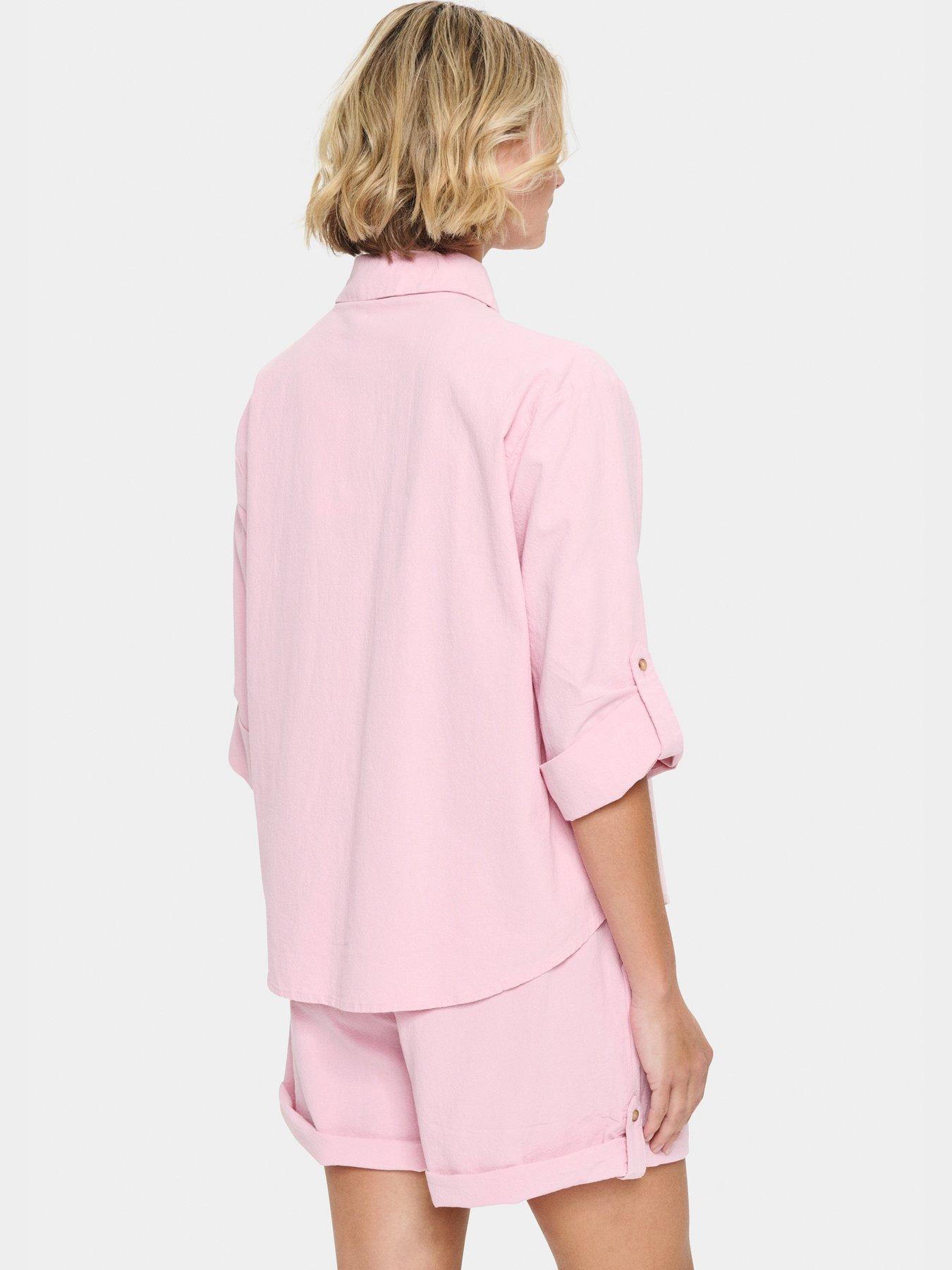 stillFront image of saint-tropez-zalinda-shirt-pink