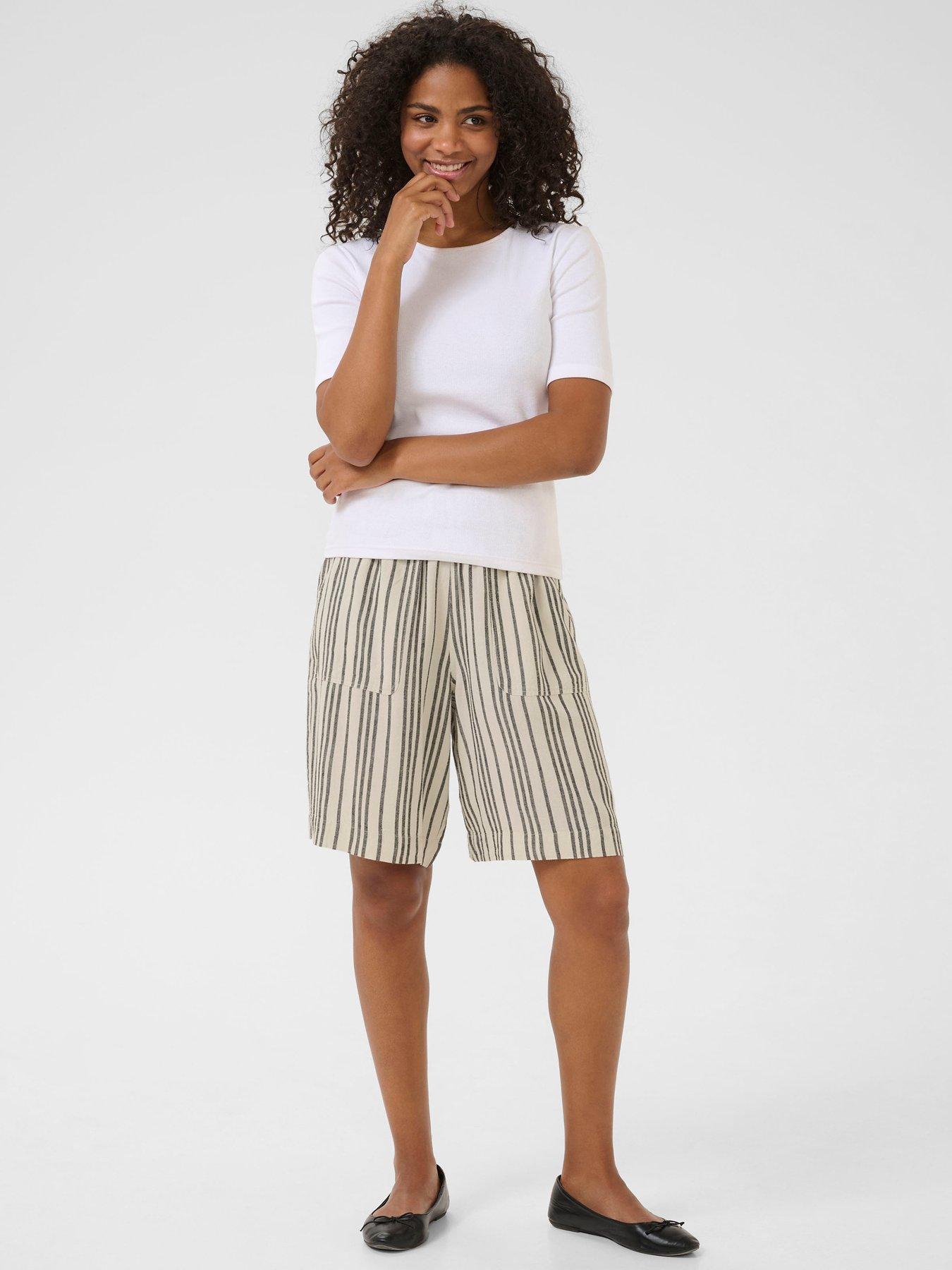 kaffe-milia-shorts-beige