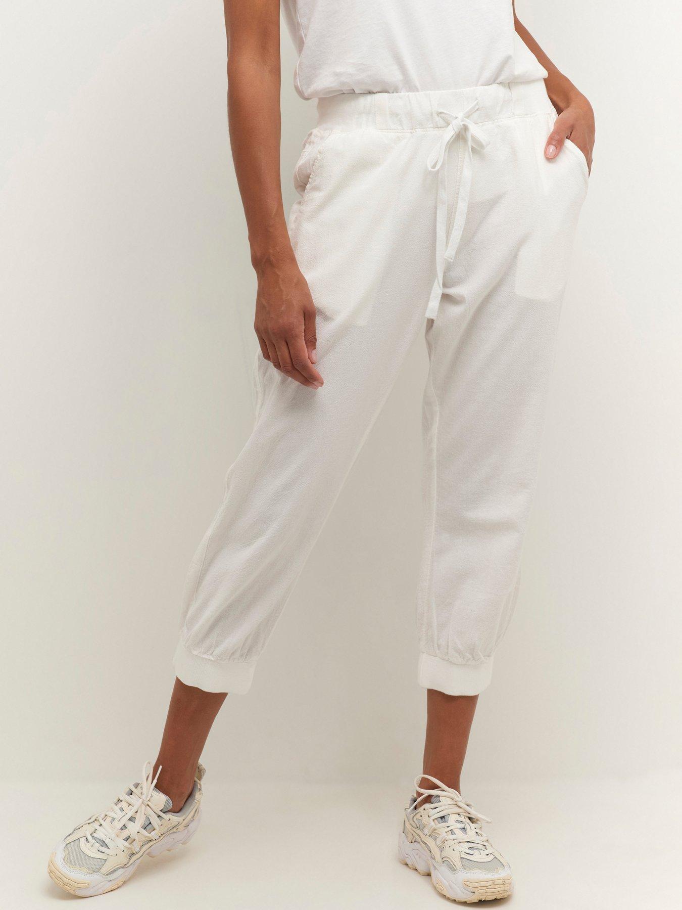 undefined Naya Capri Trousers - White