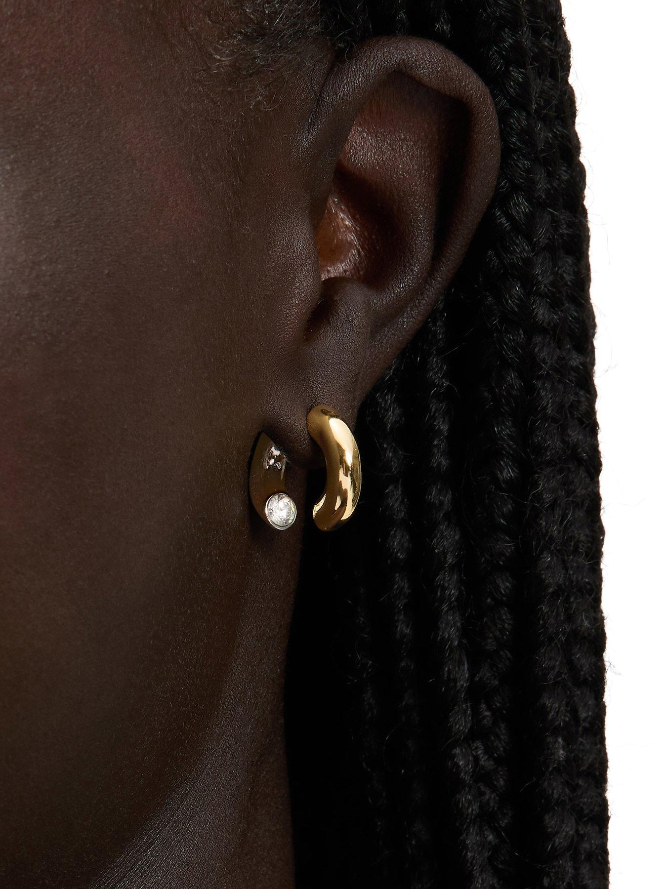 Image 2 of 3 of Kate Spade New York Interlock Huggies - Multi