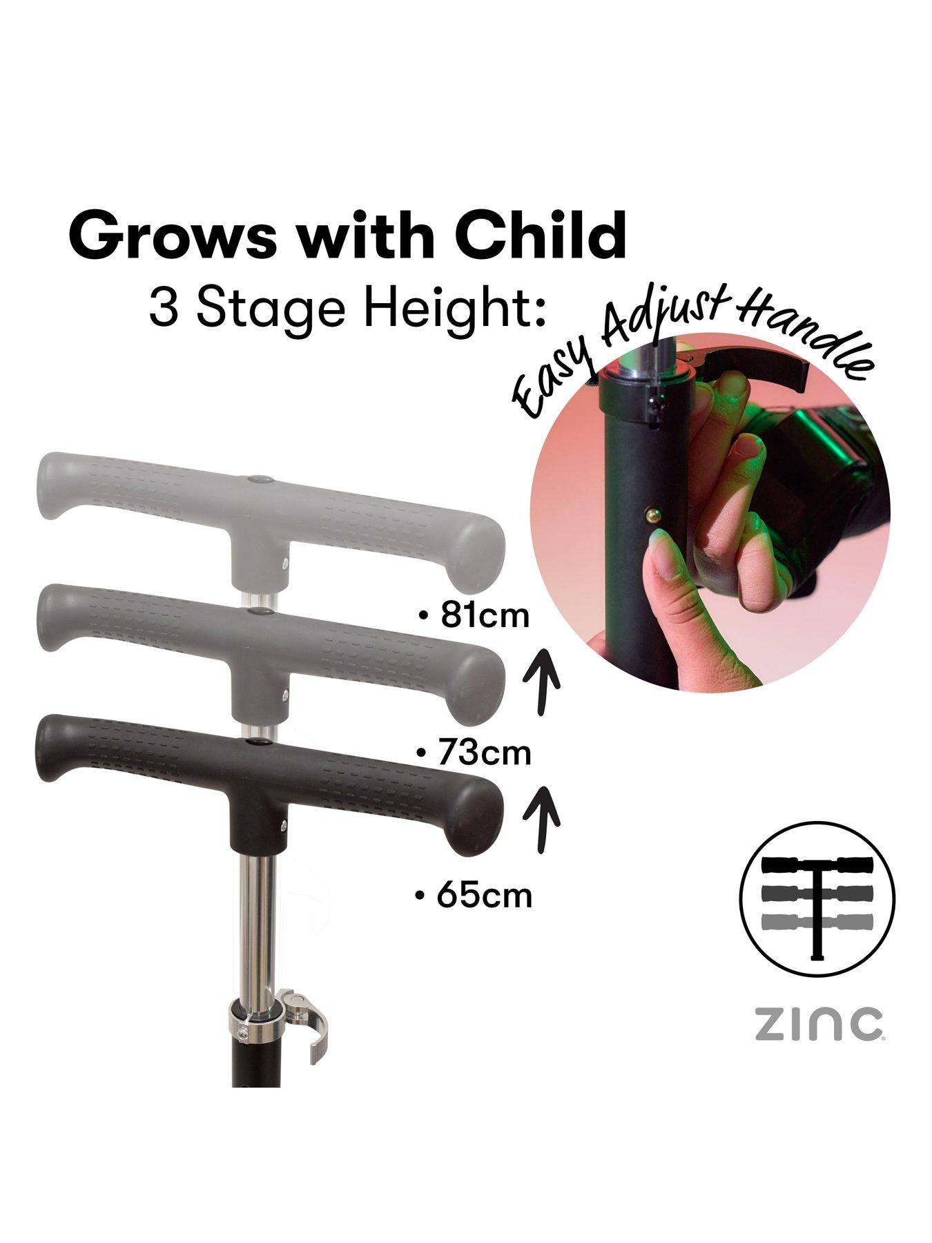  image of zinc-rainbow-row-3-wheel-light-up-scooter