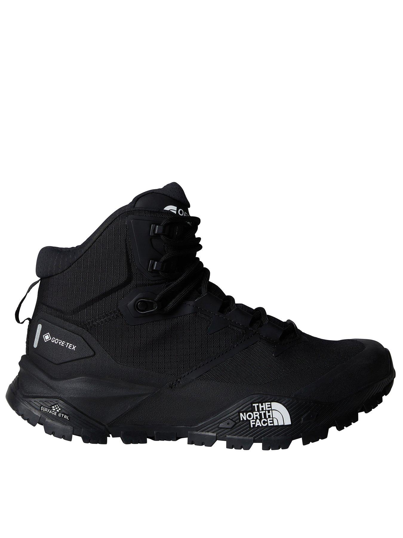 THE NORTH FACE Womens Offtrail Hike Mid Goretex Shoes - Black/white